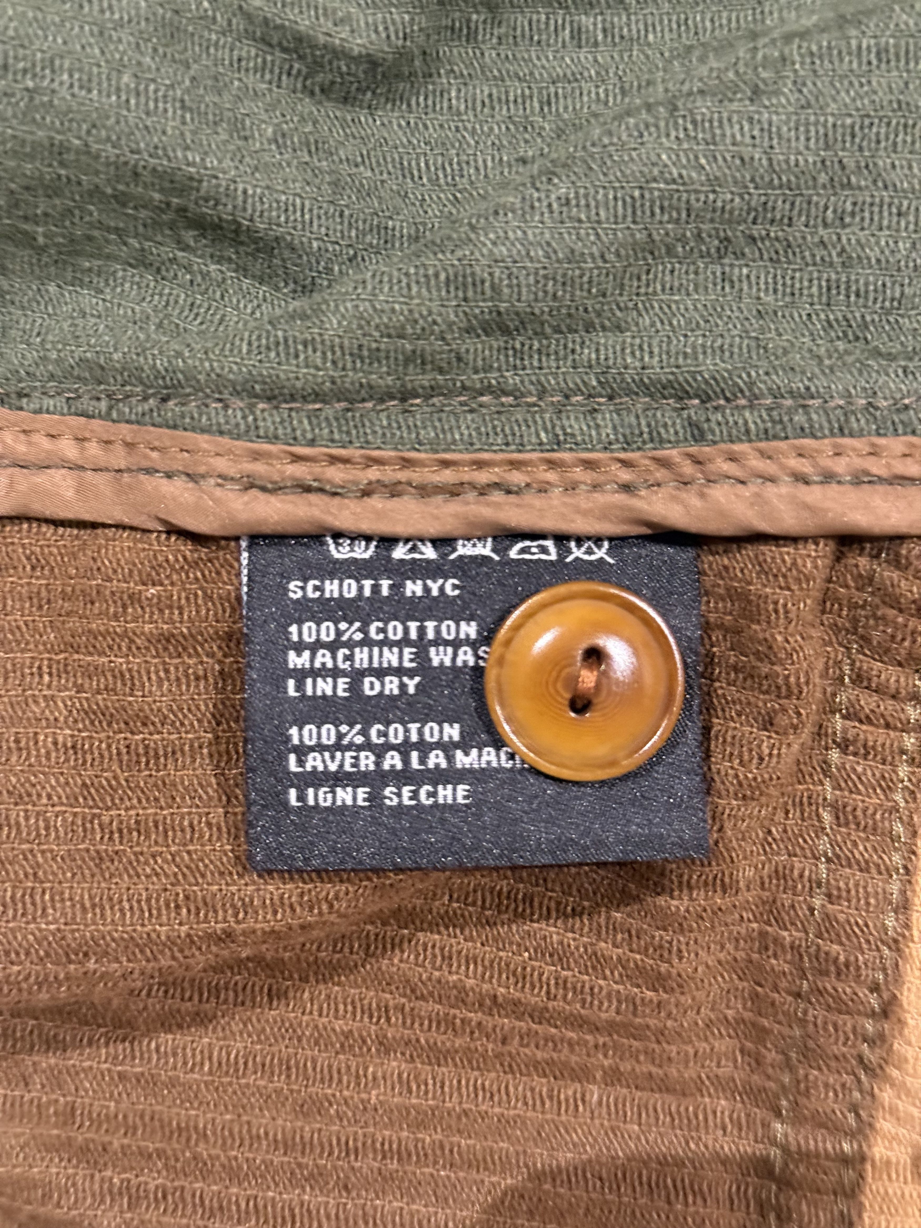 Schott 💚 Schott NYC Corduroy Patchwork Jacket Large NEW Size US L / EU 52-54 / 3 - 14 Thumbnail