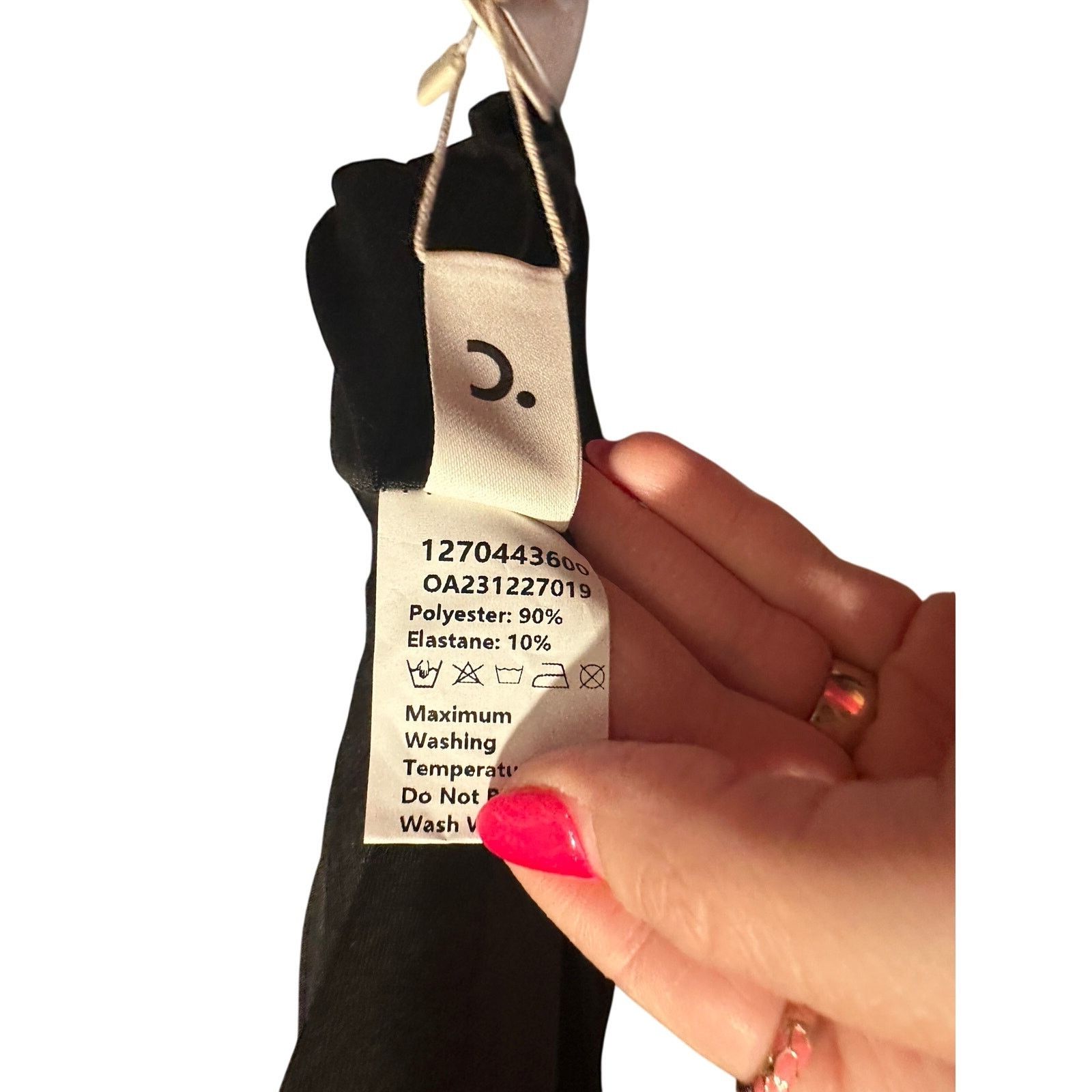 Other Commense Black Open Back Sleeveless Collarless Bodysuit Size L / US 10 / IT 46 - 5 Thumbnail