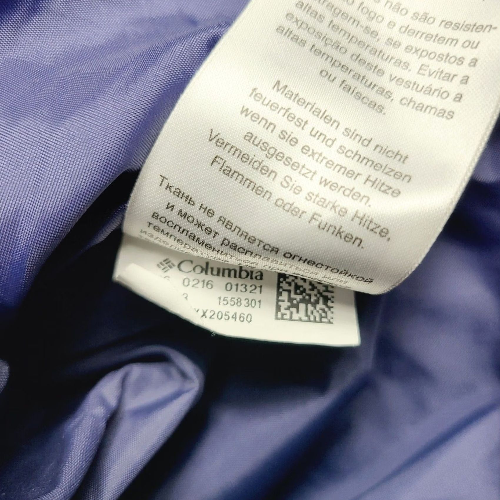 Vintage Columbia Jacket Women XS Full Zip Hooded Omni Tech Lined Winter Coat Blue Jacket Ø Size XS / US 0-2 / IT 36-38 - 7 Thumbnail