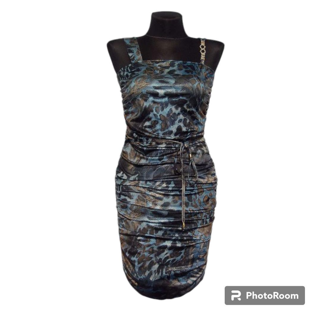 clouchy slip dress mini sz s