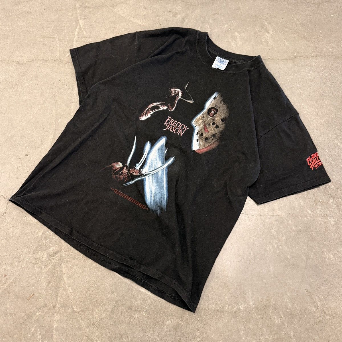 Planet Hollywood Vintage 2003 Freddy Vs Jason Promo Tee Size US XL / EU 56 / 4 - 1 Thumbnail