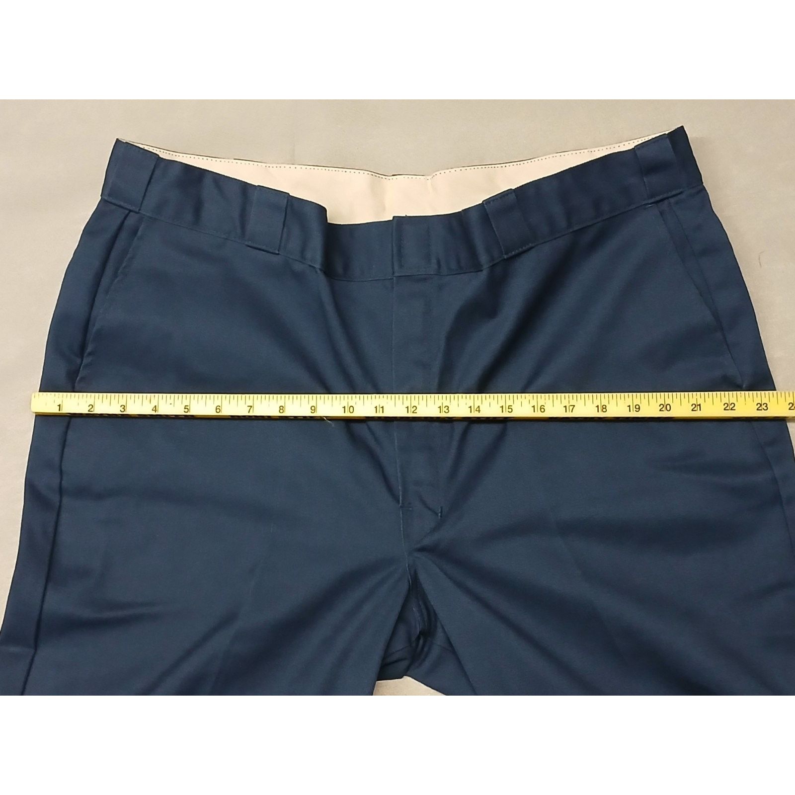 Dickies Dickies (42x30) Navy Blue Dress Chino Khaki Style Pants Size US 42 / EU 58 - 4 Thumbnail