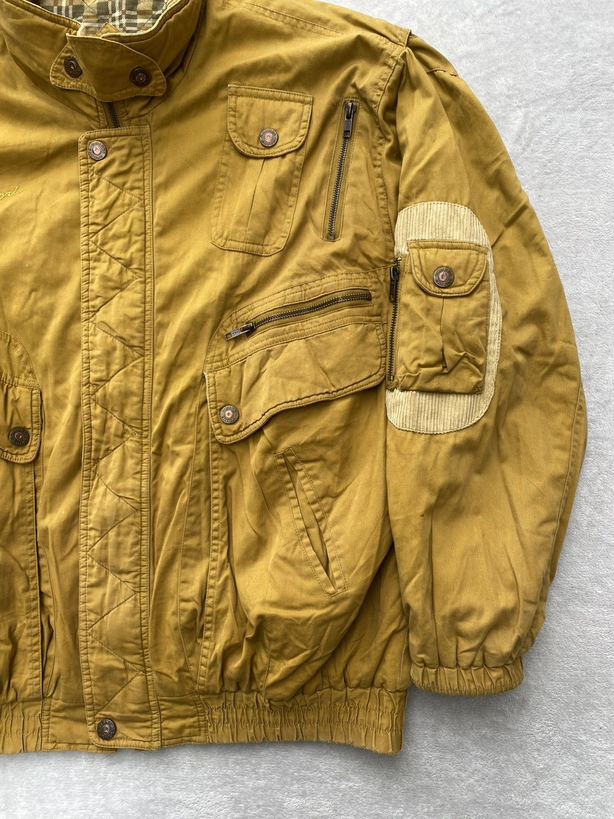 Japanese Brand 90s Chiori Multipocket Utility Bomber Jacket Size US L / EU 52-54 / 3 - 4 Thumbnail