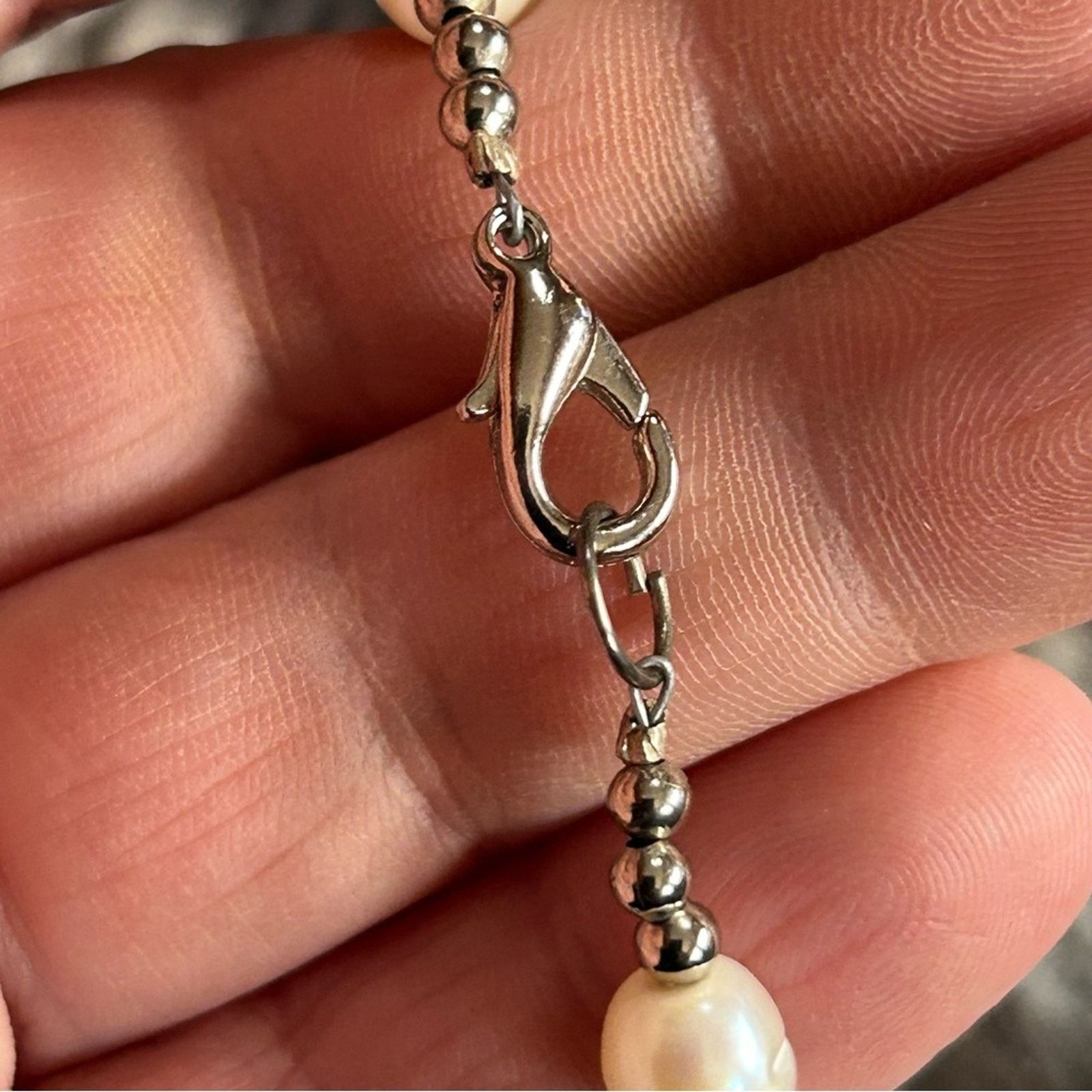 Handmade Handcrafted genuine freshwater pearl rose quartz necklace Size ONE SIZE - 6 Thumbnail
