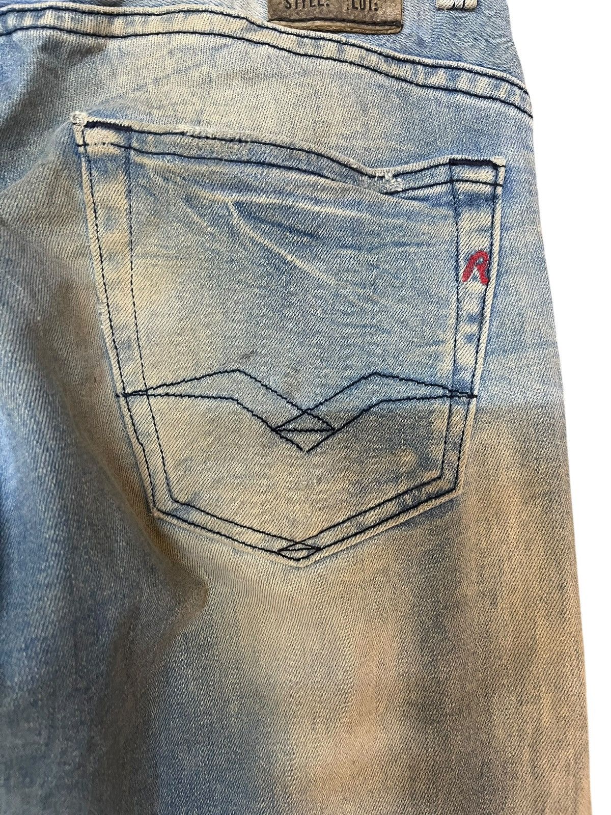 Replay Vintage Replay JETQ Mudwash Faded Denim Size US 29 - 8 Thumbnail