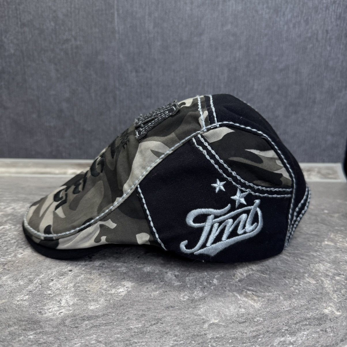 Beretta Jamont Flat beretta hat Camo Cap Cotton y2k Size ONE SIZE - 2 Thumbnail