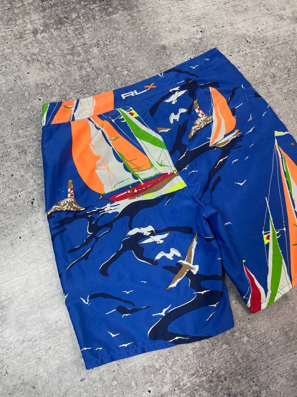 Polo Ralph Lauren Polo Ralph Lauren RLX Printed Swim Shorts Y2K Size US 34 / EU 50 - 5 Thumbnail