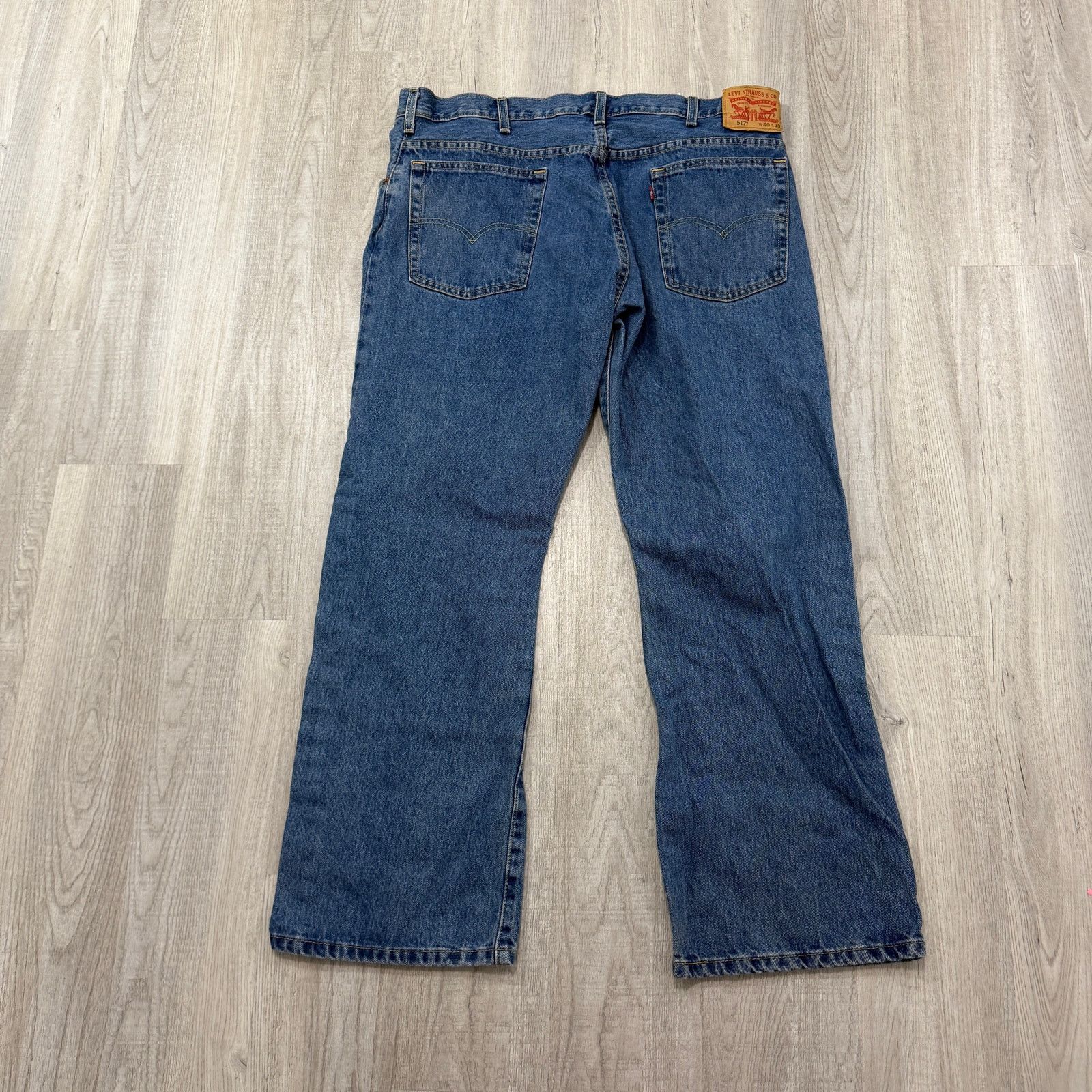 Levi's Levis 517 Boot Cut Jeans Men's 40x30 Blue Denim Western Size US 40 / EU 56 - 7 Thumbnail