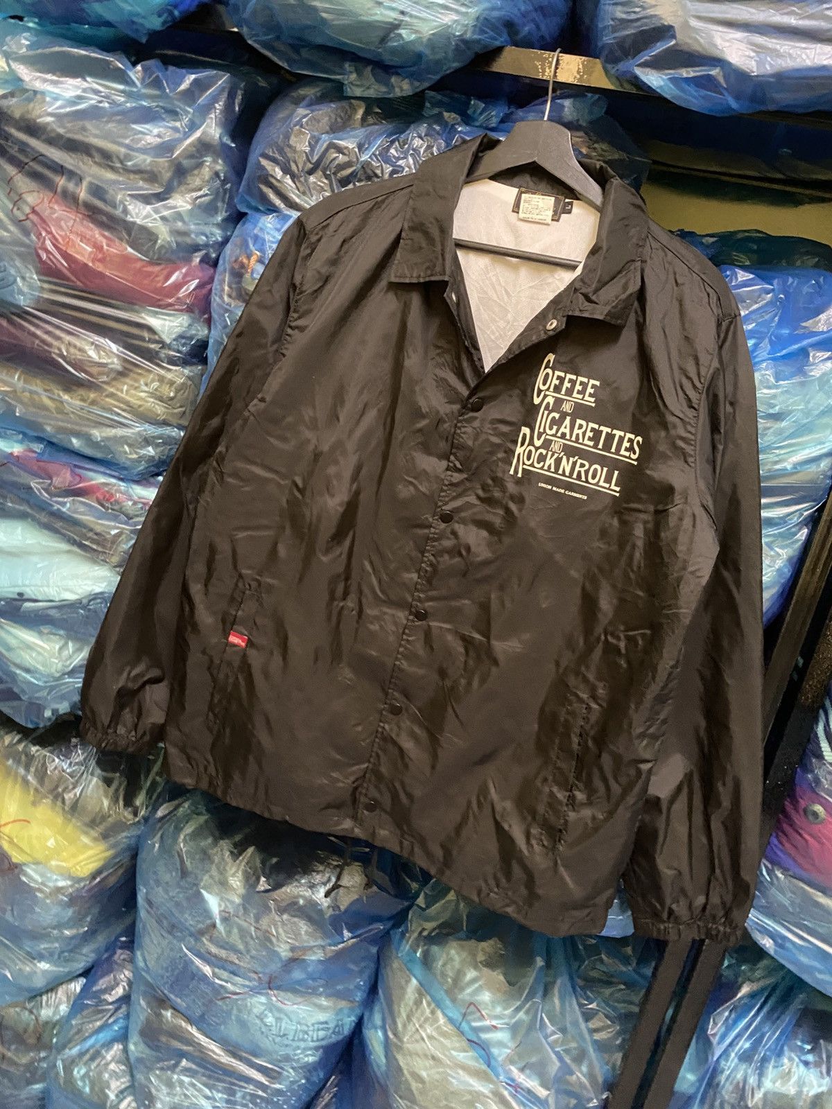 Other VINTAGE COFFE & CIGARETTES NYLON COACH JACKET Size US M / EU 48-50 / 2 - 8 Thumbnail