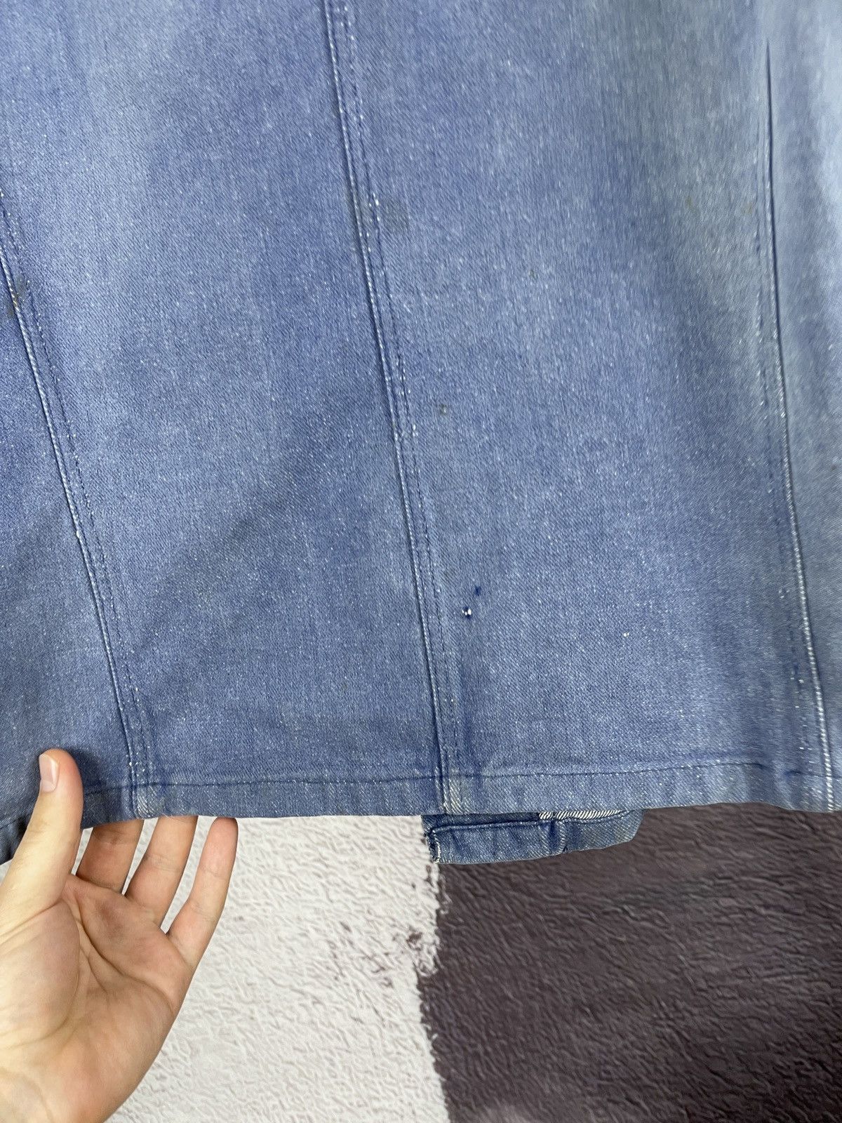 Vintage True Vintage 70s Sanfor Kuso distressed used work jacket Size US S / EU 44-46 / 1 - 19 Thumbnail
