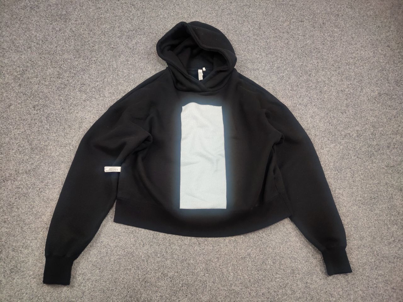 Other AELIZA studio Design unique Oversized Cropped Logo hoodie Size US M / EU 48-50 / 2 - 3 Thumbnail