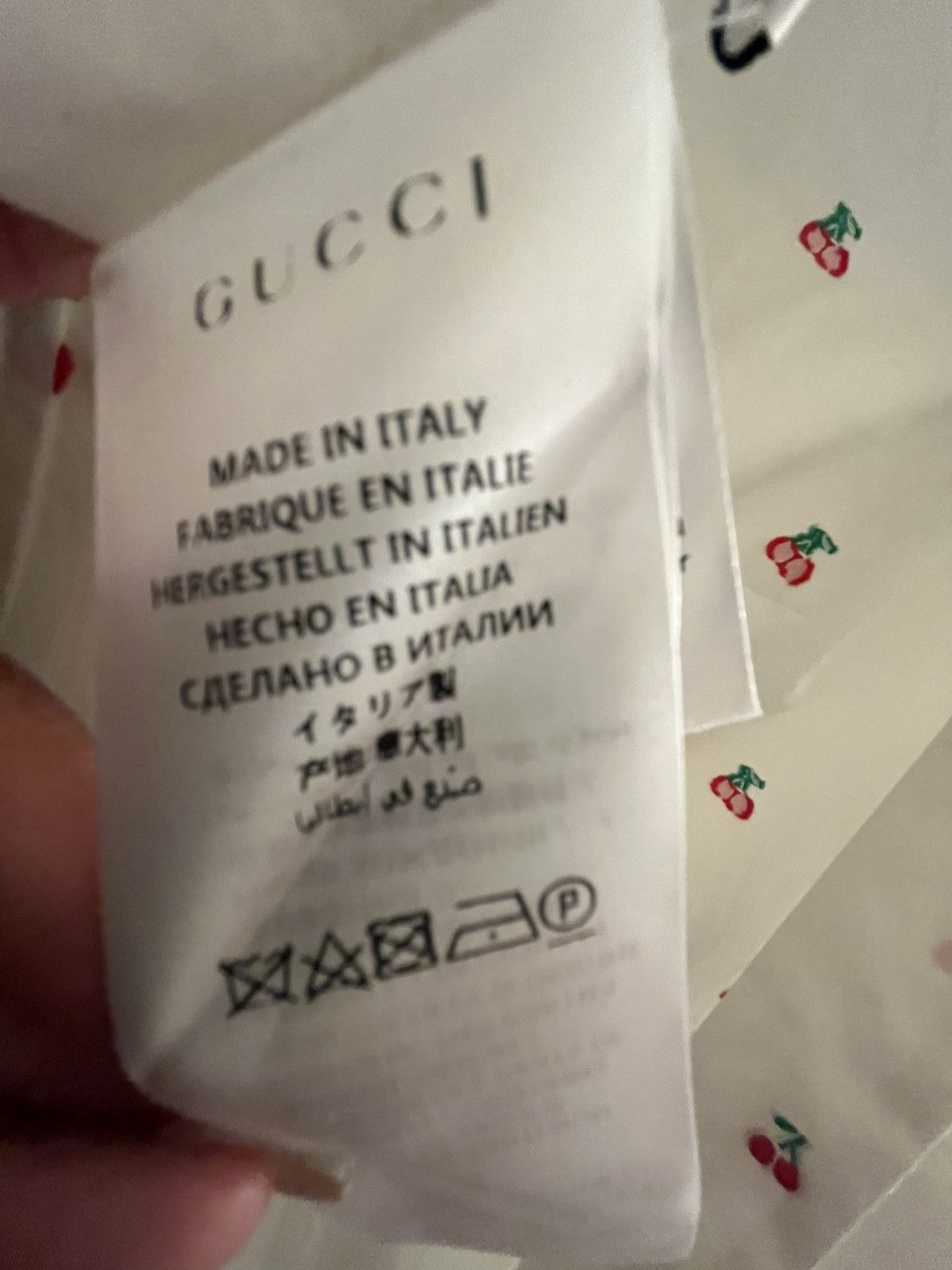 Gucci Gucci GG Cherry Cotton Poplin Shirt Size M / US 6-8 / IT 42-44 - 7 Thumbnail