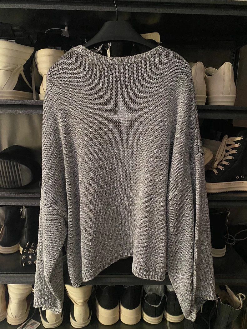 Raf Simons Raf Simons Silver Glitter Sweater 2504-Nextarrow Size US S / EU 44-46 / 1 - 5 Thumbnail