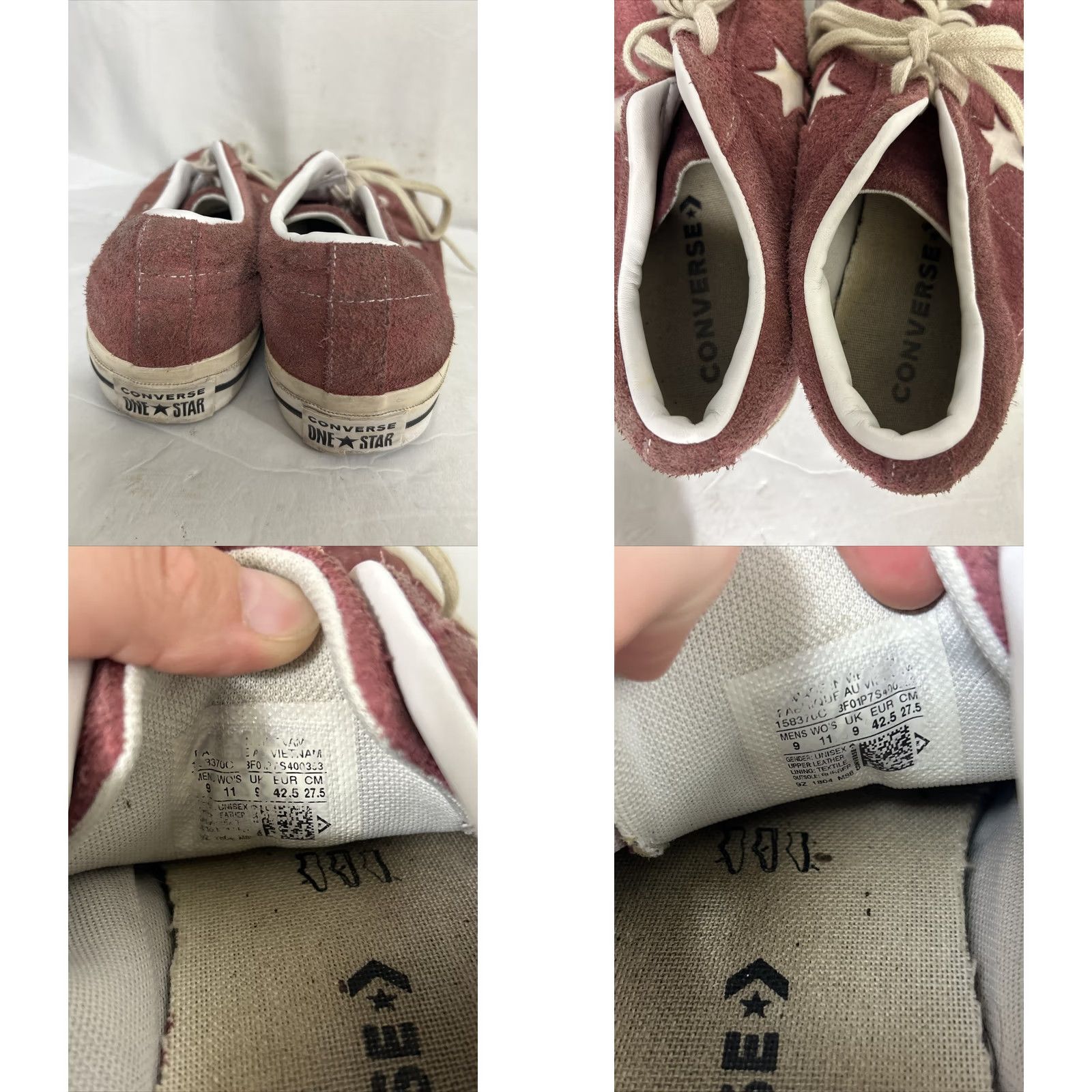 Converse Converse One Star Pro OX A06890C Cave Shadow Mauve/Egret/Egret M 9 W 11 Sneaker Unisex Adults Shoes Size US 9 / EU 42 - 9 Thumbnail