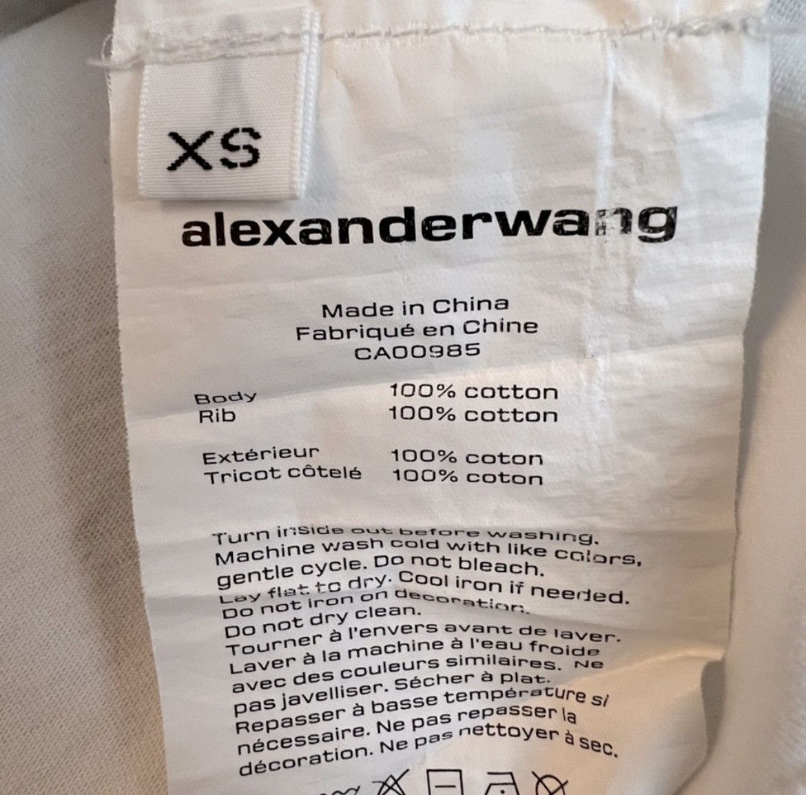 Alexander Wang Alexander Wang Turtleneck Sweatshirt Size US XS / EU 42 / 0 - 6 Thumbnail
