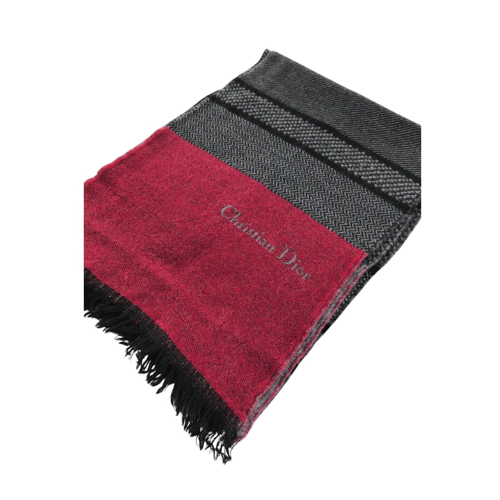 Vintage Christian Dior Monsieur Scarf / Muffler / Neckwear - WW2878 Size ONE SIZE - 3 Thumbnail