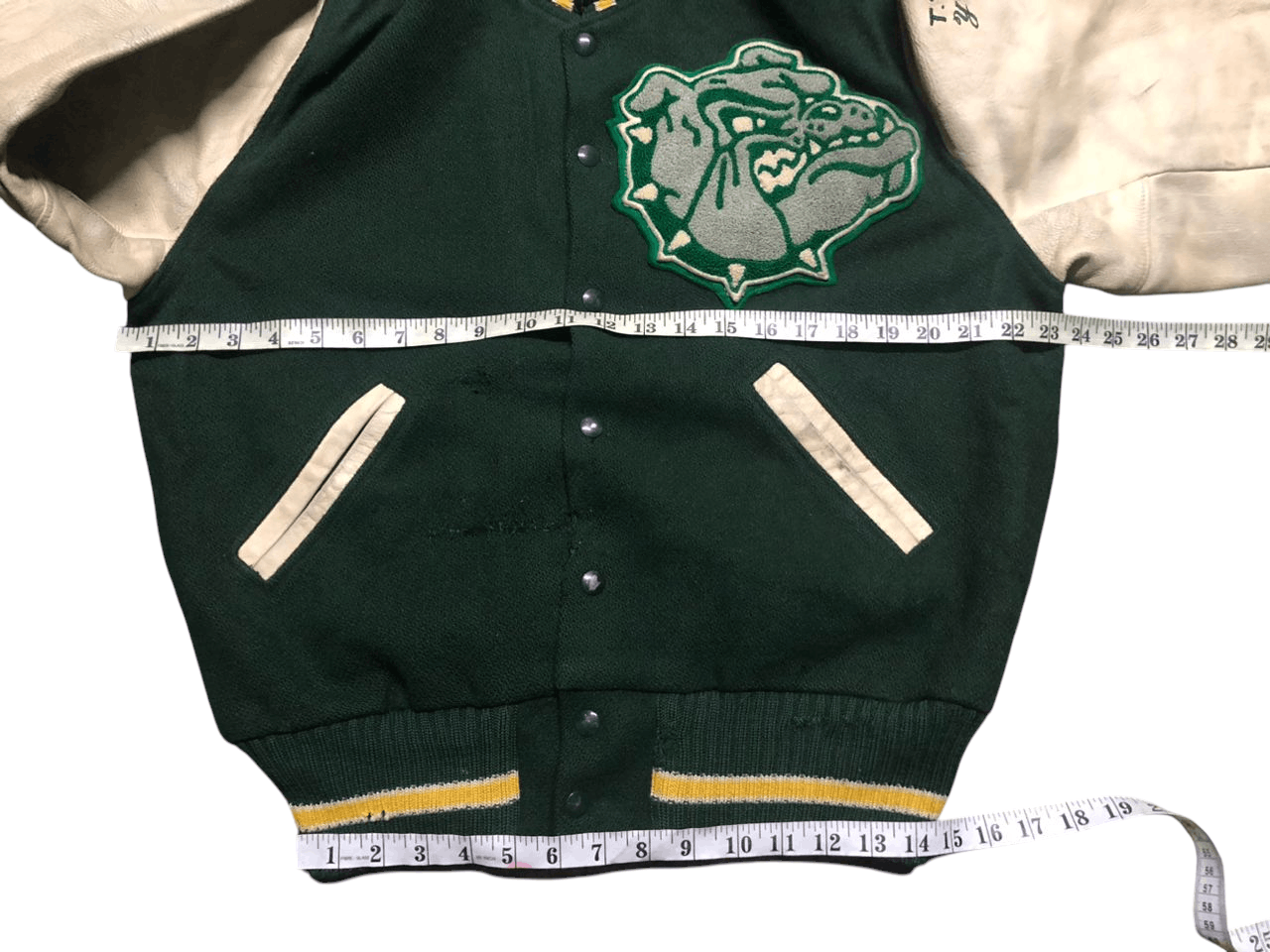 Vintage VINTAGE 90s Albion Hungly Varsity Jacket Distressed Size US M / EU 48-50 / 2 - 17 Thumbnail