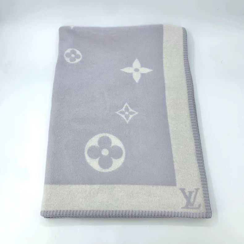 Louis Vuitton Louis Vuitton Light purple logo presbyopic full print shee Size ONE SIZE - 1 Thumbnail