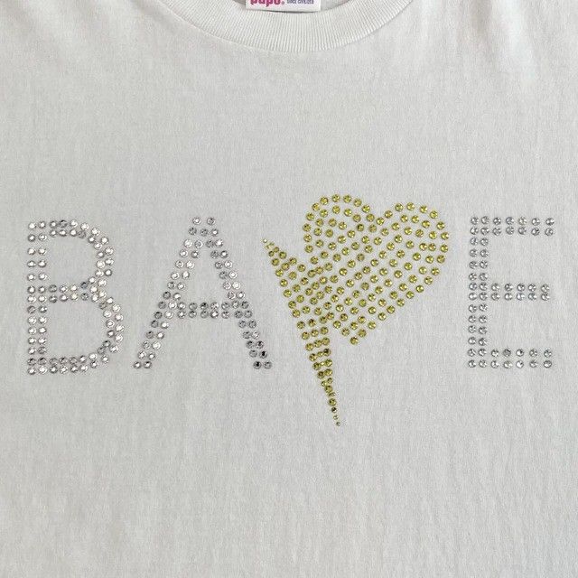 Bape × Swarovski Swarovski × BAPE Heart Logo T-Shirt a bathing ape NIGO Size US M / EU 48-50 / 2 - 3 Thumbnail