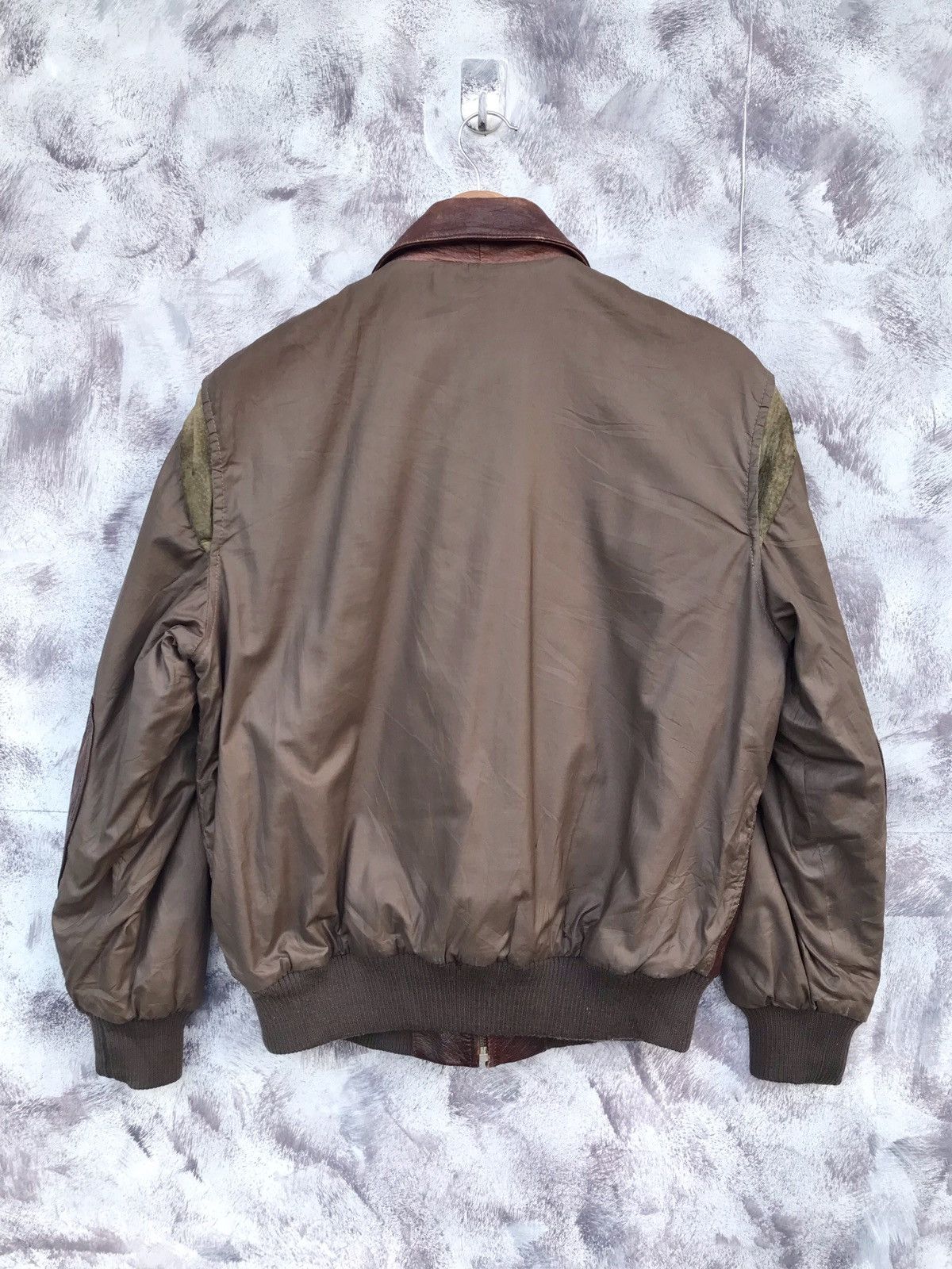 Japanese Brand × Leather Vintage the rois padded lining zipper jacket Size US M / EU 48-50 / 2 - 5 Thumbnail