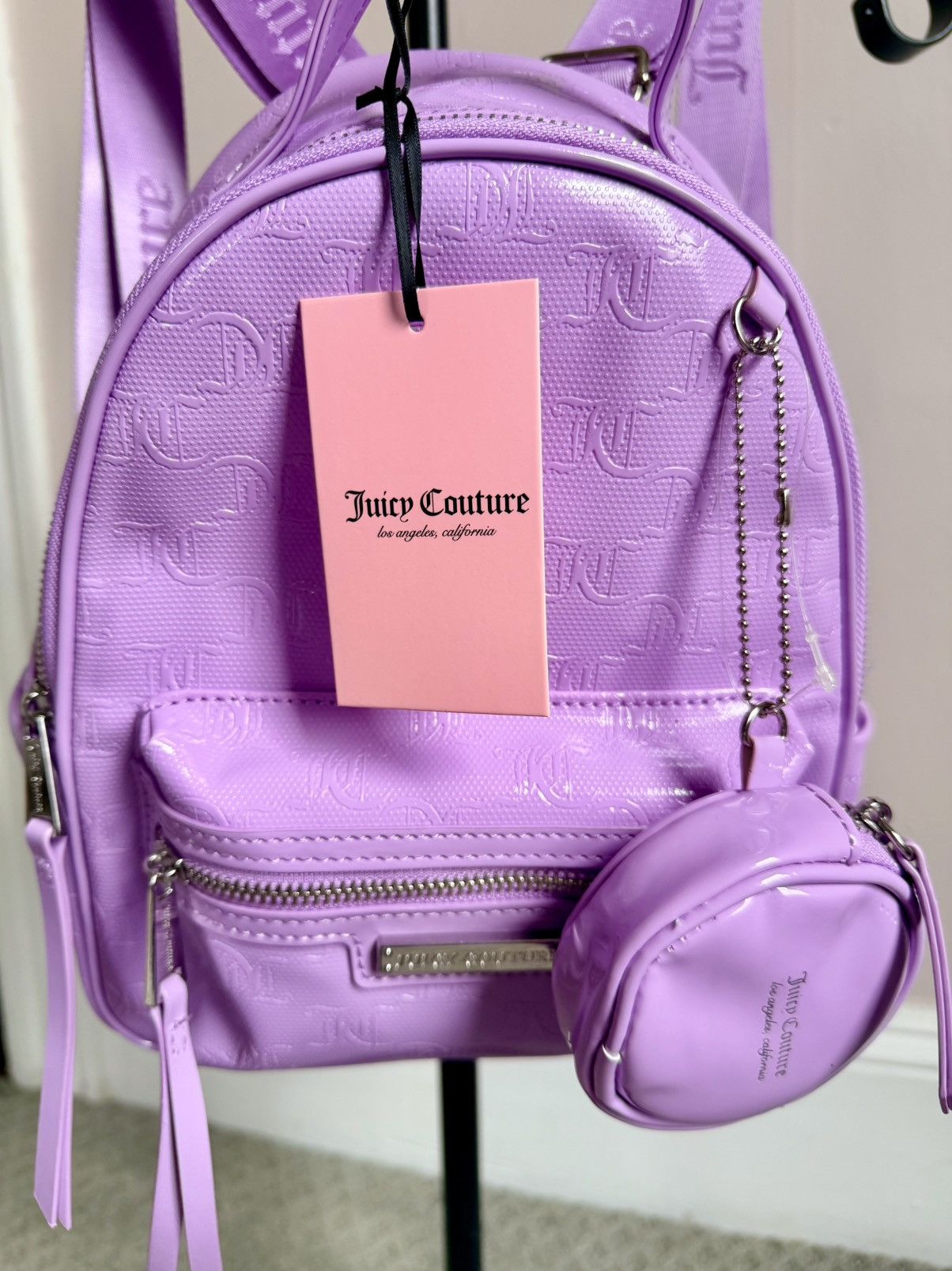 Juicy Couture Lavender Backpack NWT EXCLUSIVE Juicy Couture Dreamy Juicy Med | Mercari main image 3