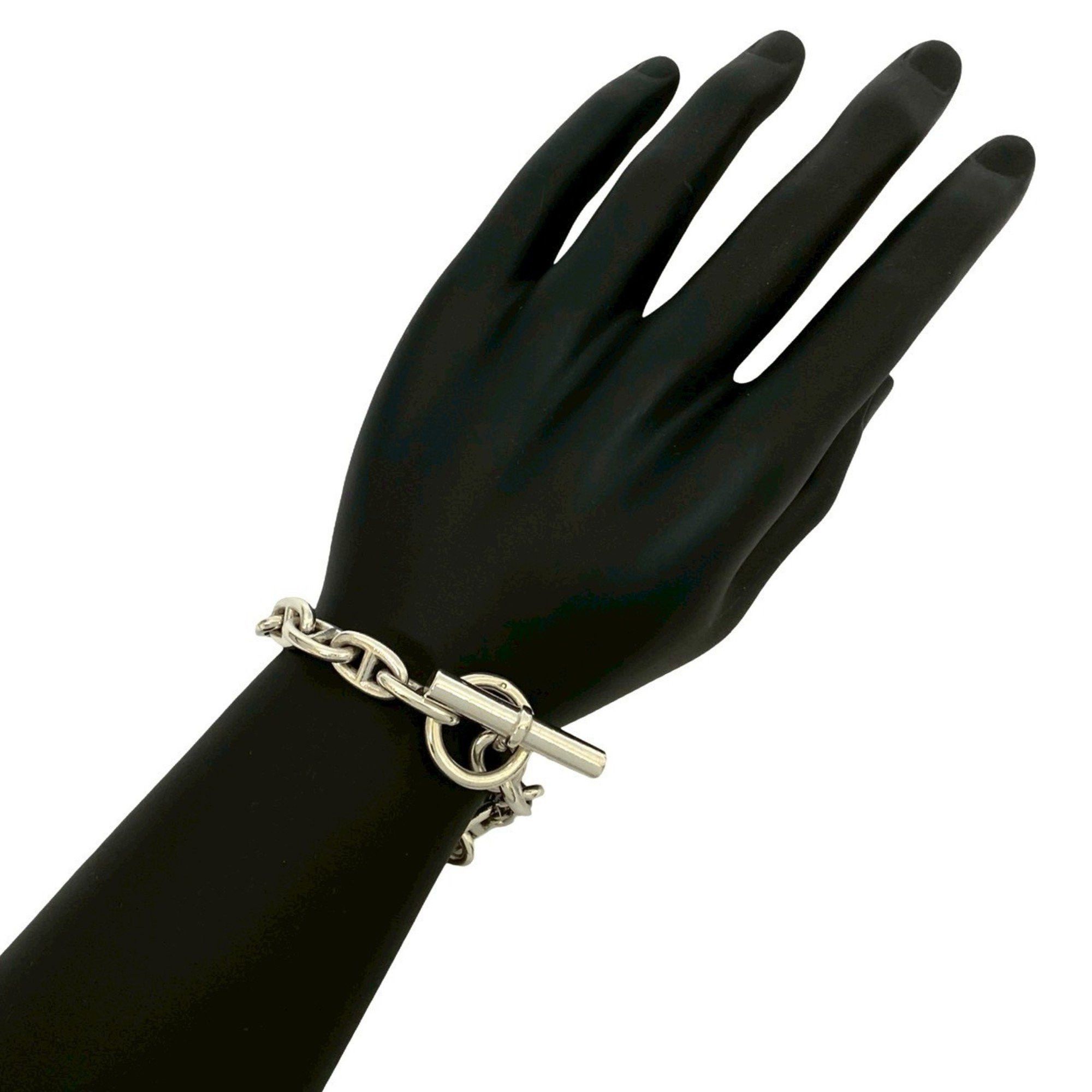 Hermes HERMES Chaine d'Ancre, Margiela-era, MM, 15-link, 925 silver chain bracelet, silver, 50060 Size ONE SIZE - 1 Thumbnail