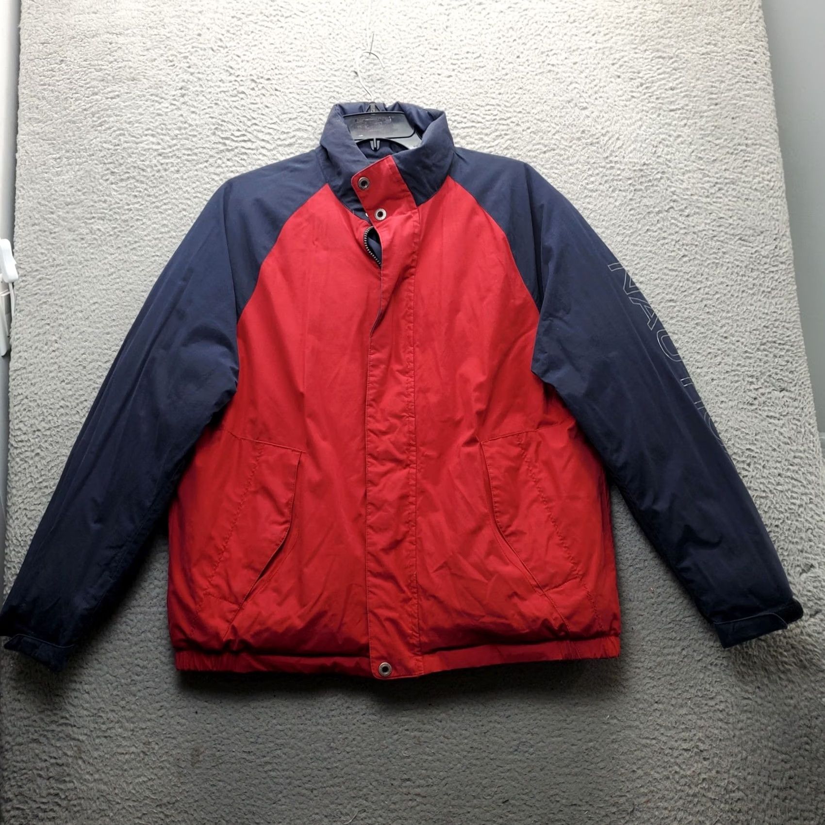 Nautica Nautica Jacket Mens L Reversible Puffer Down Multi Snap Inside Full Zip Size US L / EU 52-54 / 3 - 4 Thumbnail