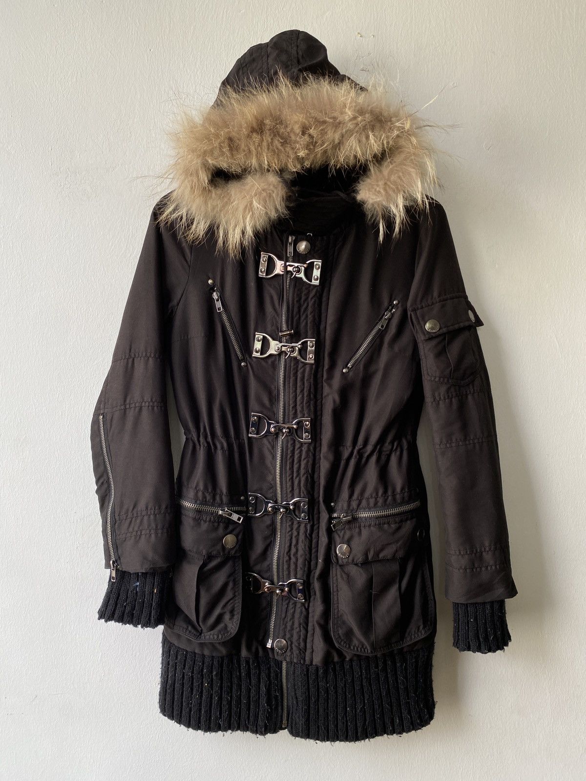 Japanese Brand Egoist Japan Gothic Punk Design Fur Hoodie Jacket Size US S / EU 44-46 / 1 - 4 Thumbnail