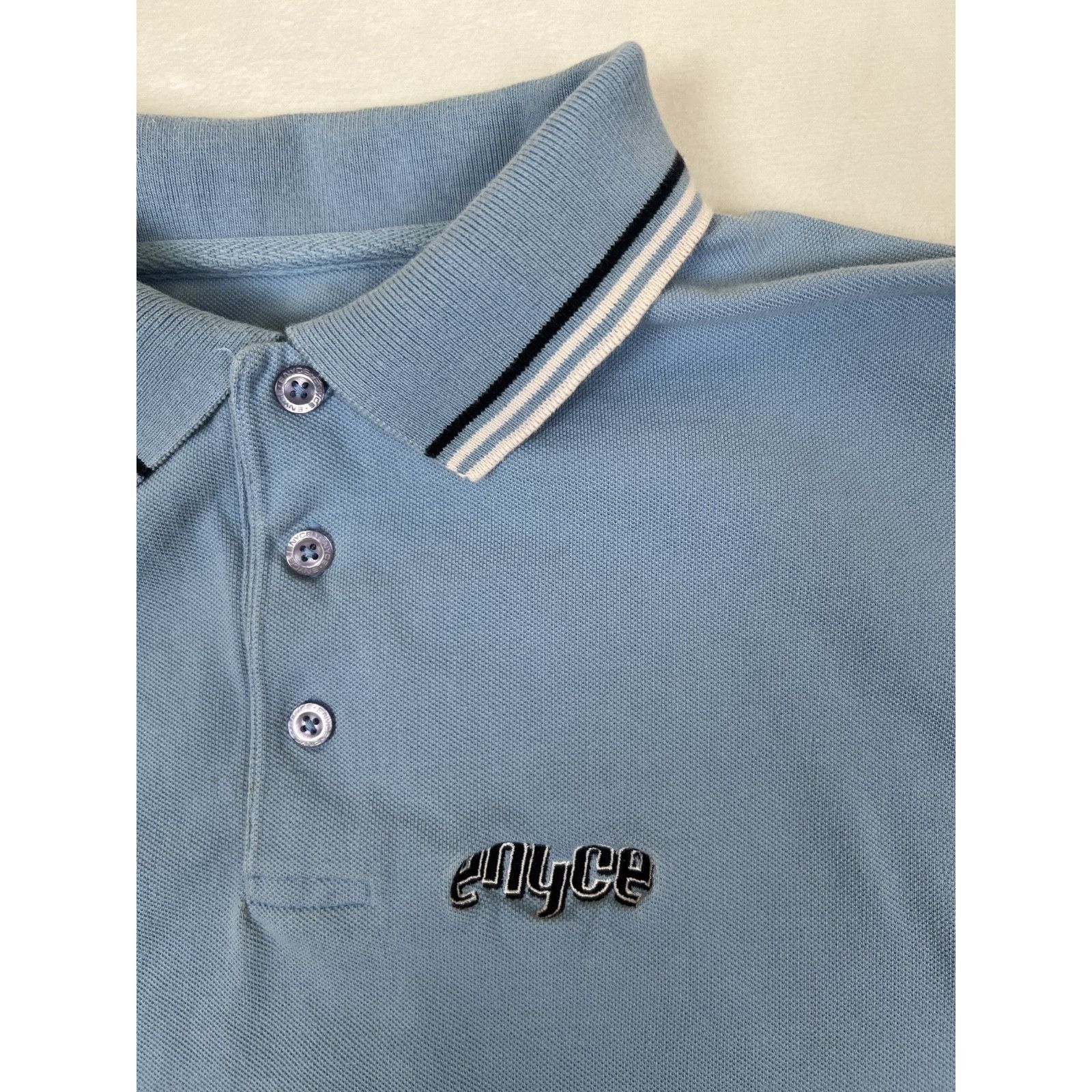 Enyce Vintage Enyce Polo Shirt Size Large Blue Y2K Hip Hop Size US L / EU 52-54 / 3 - 2 Thumbnail