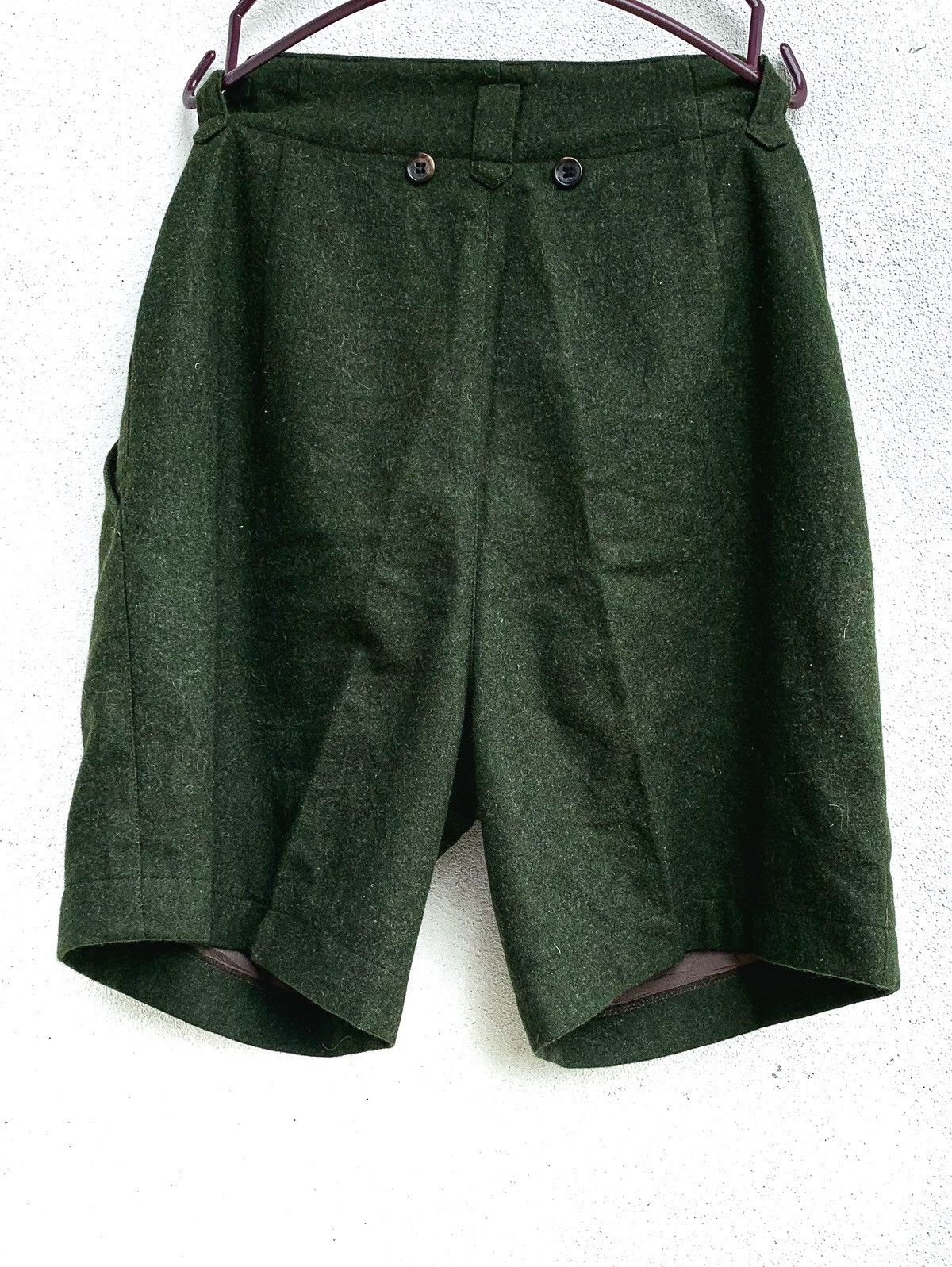 Japanese Brand Vintage ISAMU-ISHII Company Wool Short Pant Size 25" / US 0 / IT 36 - 3 Thumbnail