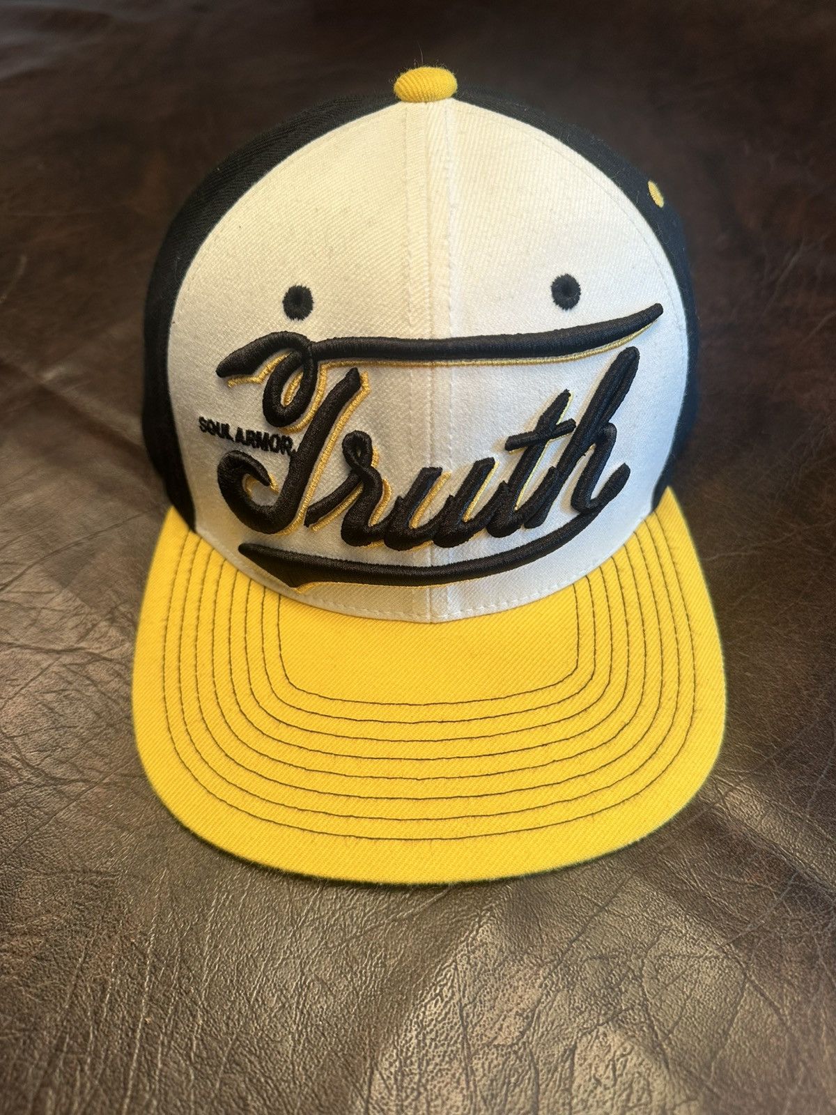 Other Black/Yellow and White 'Truth' Cap Size ONE SIZE - 1 Thumbnail
