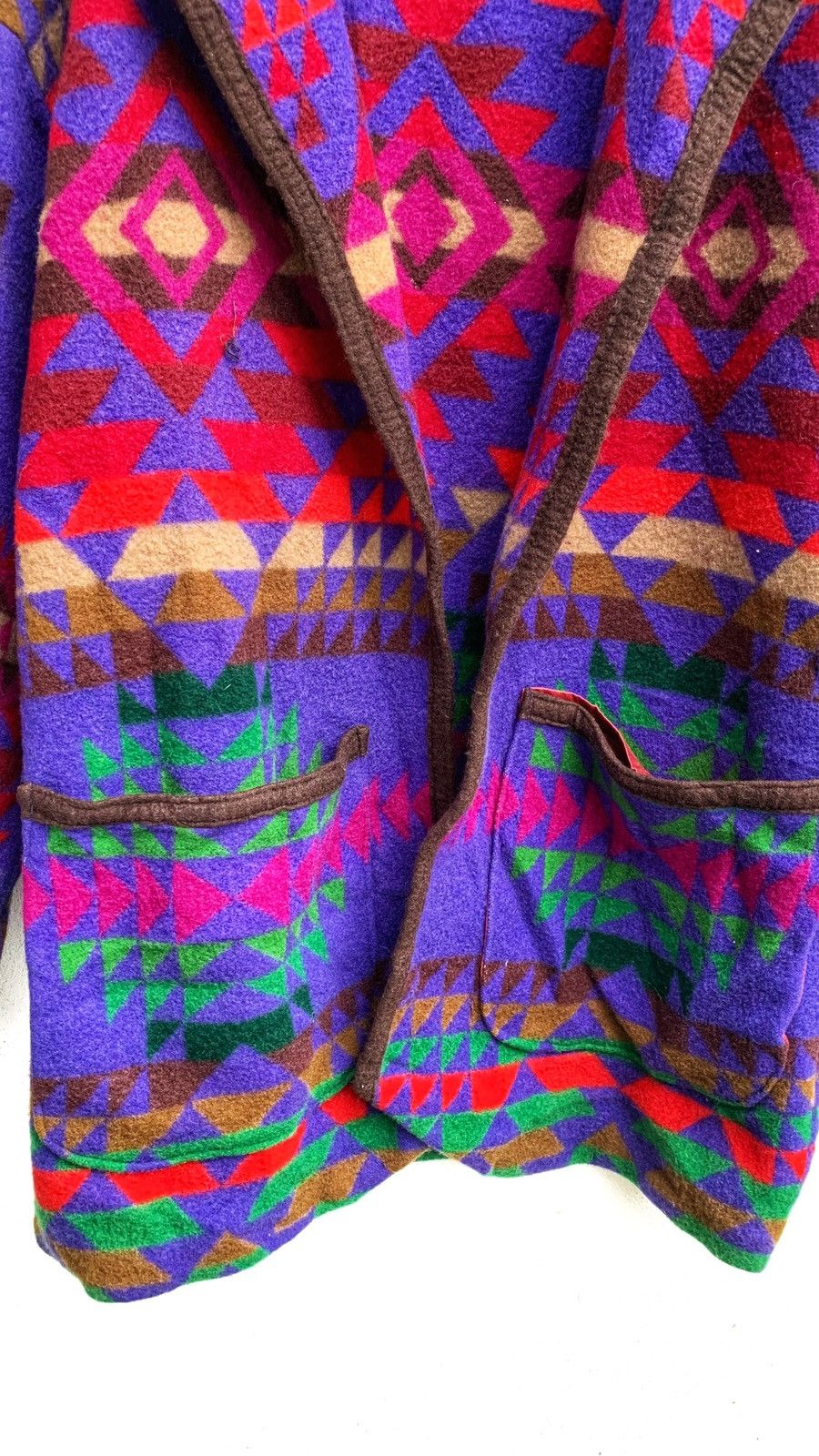 Handmade × Vintage Unbutton Navajo jacket Wool. Size US XL / EU 56 / 4 - 4 Thumbnail