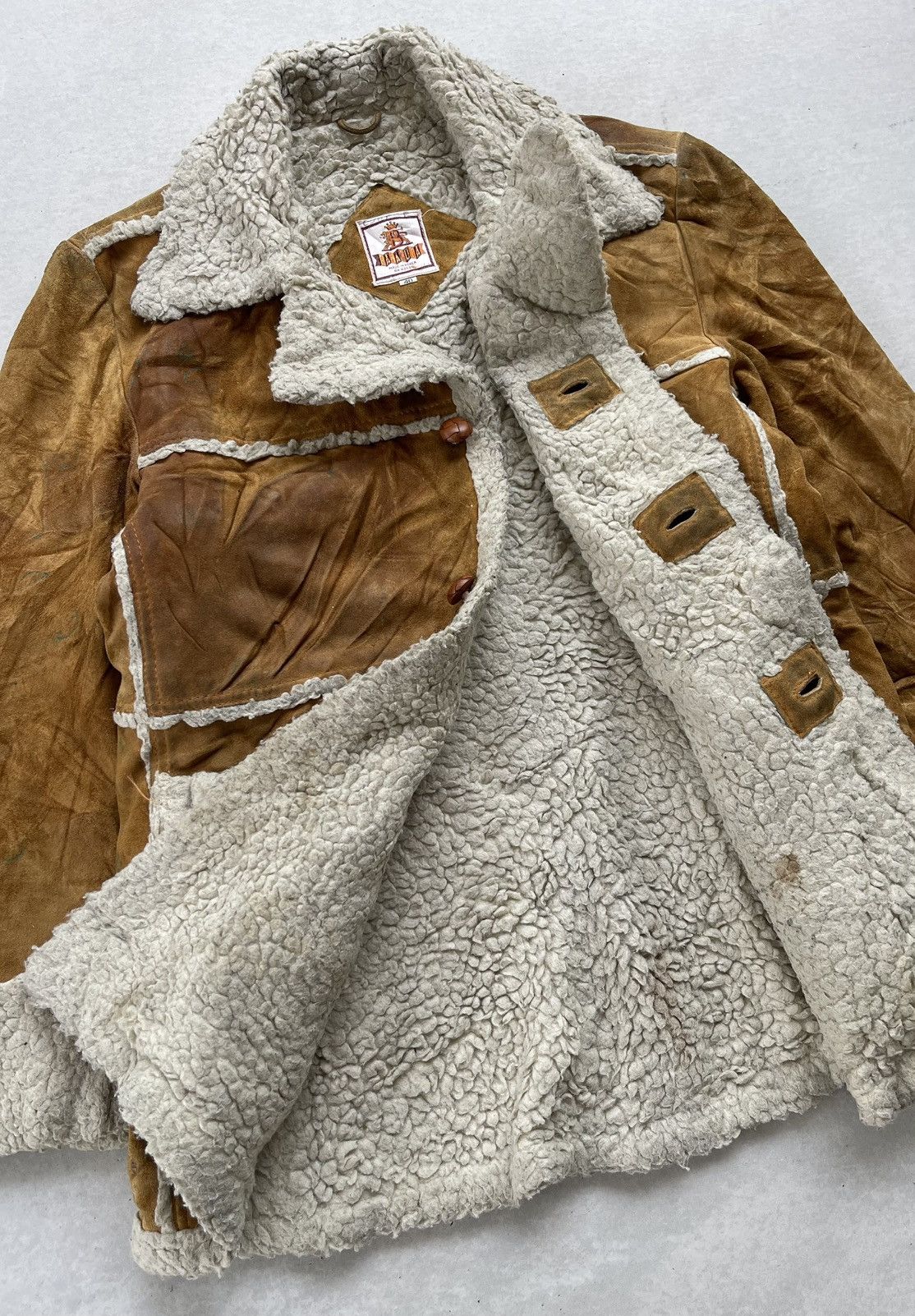 Baracuta 🔥Vintage Baracuta Sherpa Genuine Leather Jacket Size US M / EU 48-50 / 2 - 9 Thumbnail