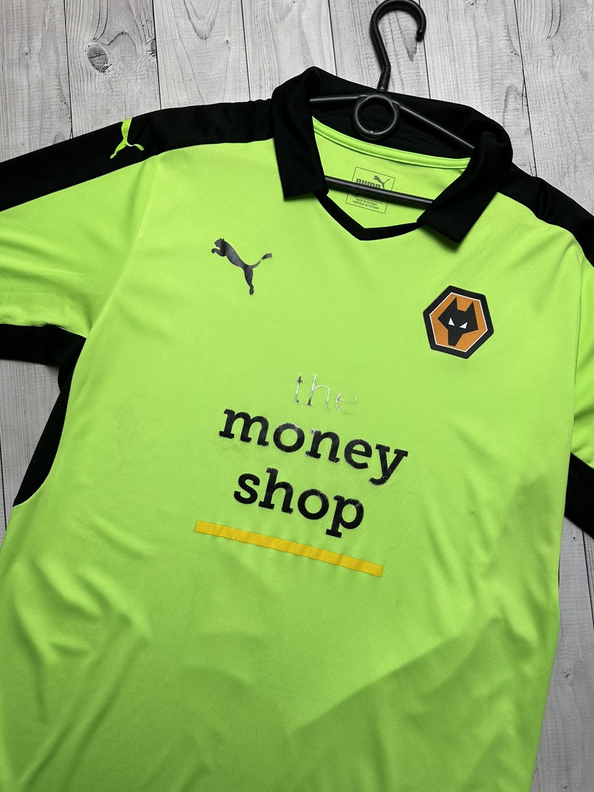 Puma × Vintage Vintage puma Wolves soccer jersey Rare away Wolverhampton L Size US L / EU 52-54 / 3 - 2 Thumbnail