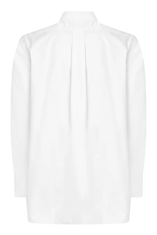 Burberry o1y0426 Solid Color Shirt in White Size US M / EU 48-50 / 2 - 2 Thumbnail