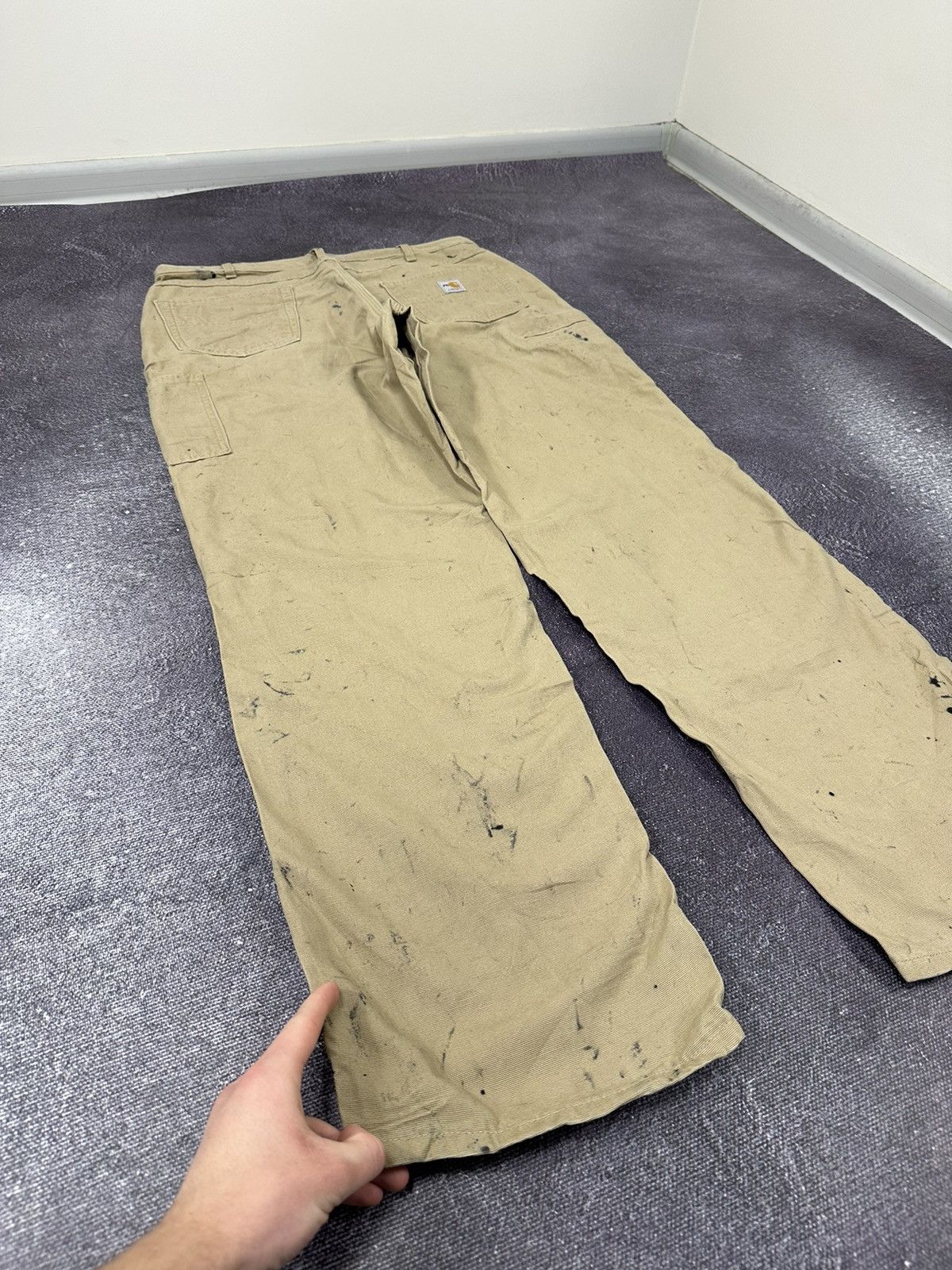 Carhartt Vintage Carhartt Flame Resistant Distressed USA Work Pants Size US 36 / EU 52 - 3 Thumbnail