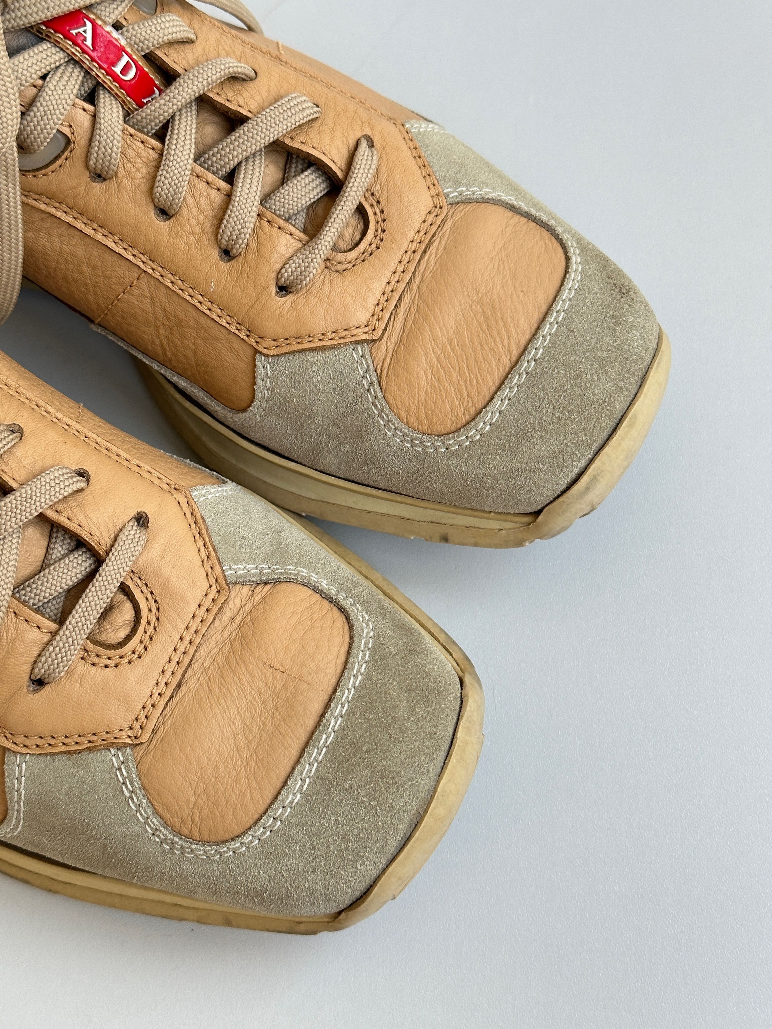 Prada Vintage Prada Low Runner Sneaker 25.5 cm Size US 10 / IT 40 - 11 Thumbnail