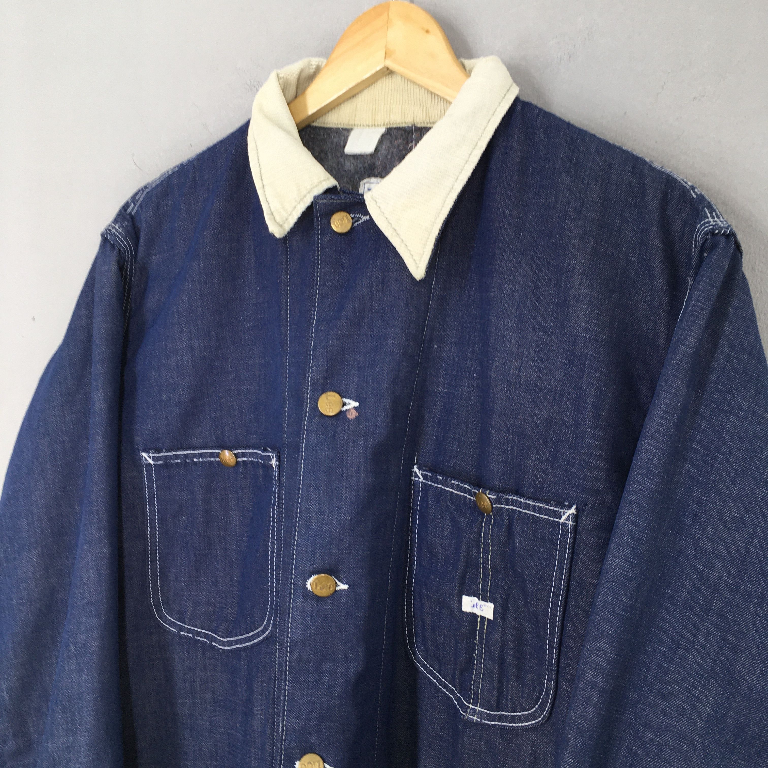 Lee Vintage 70's Lee Usa Sanforized Workwear Chore Jacket Large Size US L / EU 52-54 / 3 - 8 Thumbnail