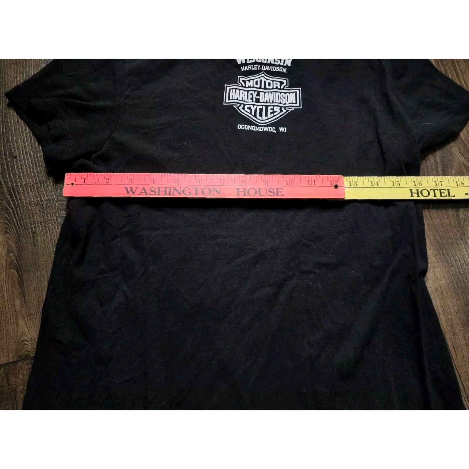 Harley Davidson Harley Davidson Wisconsin Double Sided T Shirt Womens XL Black Size XL / US 12-14 / IT 48-50 - 3 Thumbnail