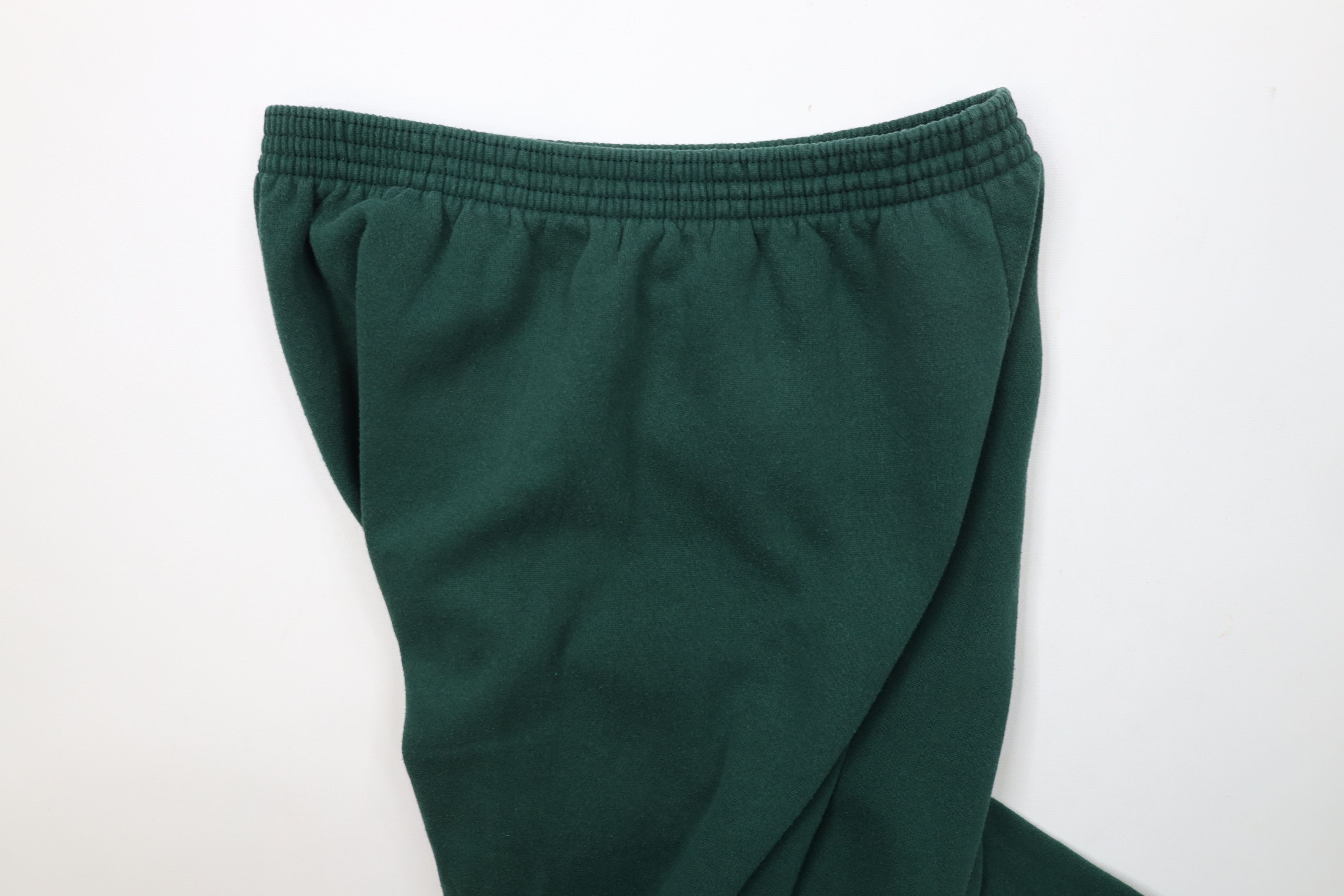 Vintage Vintage 90s Streetwear Cuffed Sweatpants Joggers Green USA Size US 36 / EU 52 - 6 Thumbnail
