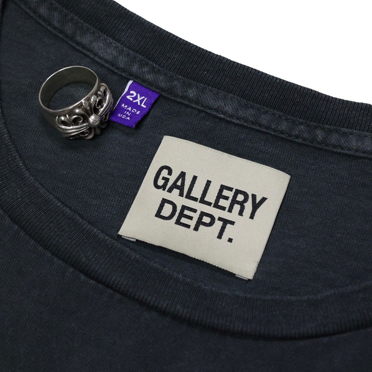 Gallery Dept. Gallery Dept ATK Tee Washed Black Size US XXL / EU 58 / 5 - 4 Thumbnail