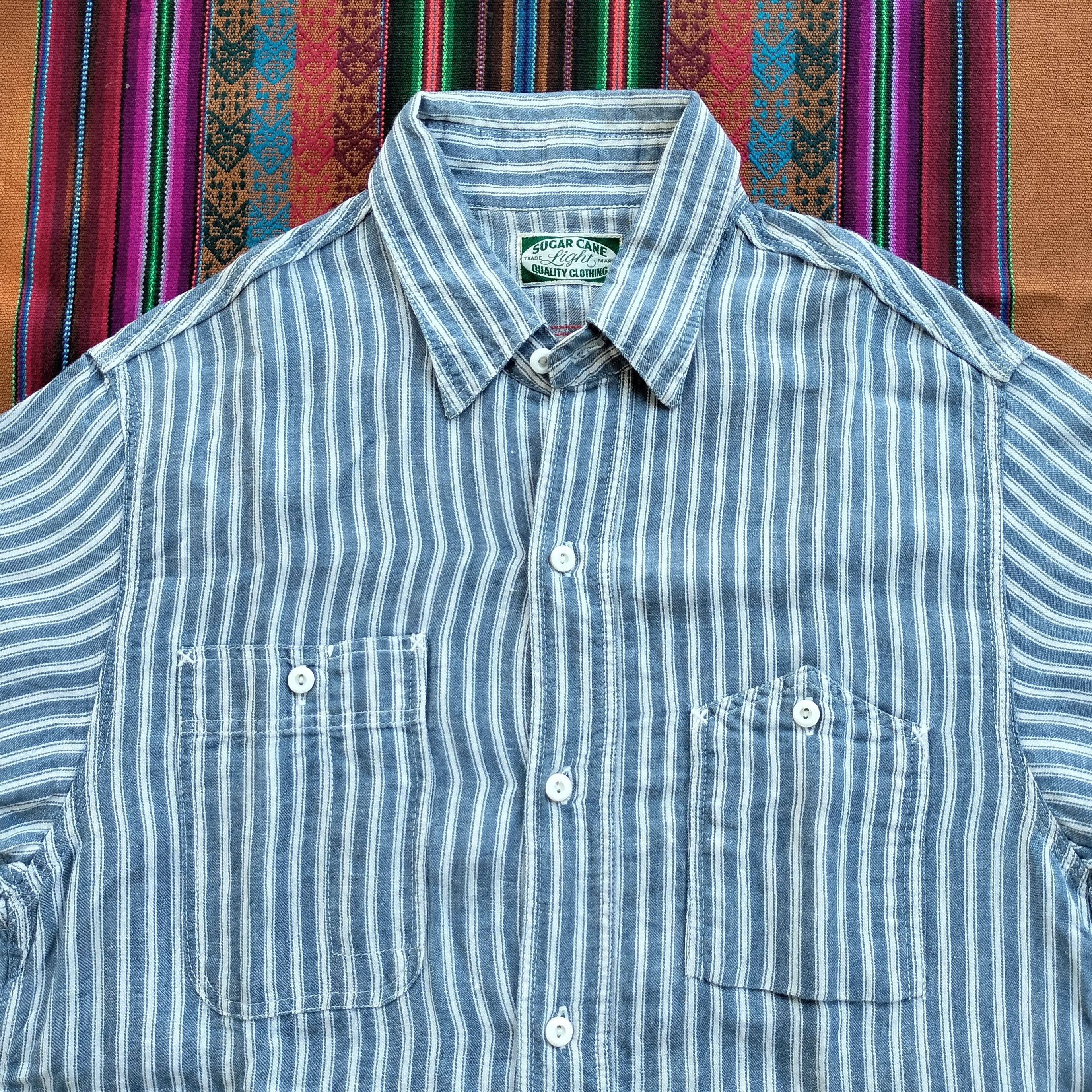 Sugar Cane Vintage sugar cane toyo enterprise japan hickory S/S shirt Size US M / EU 48-50 / 2 - 3 Thumbnail