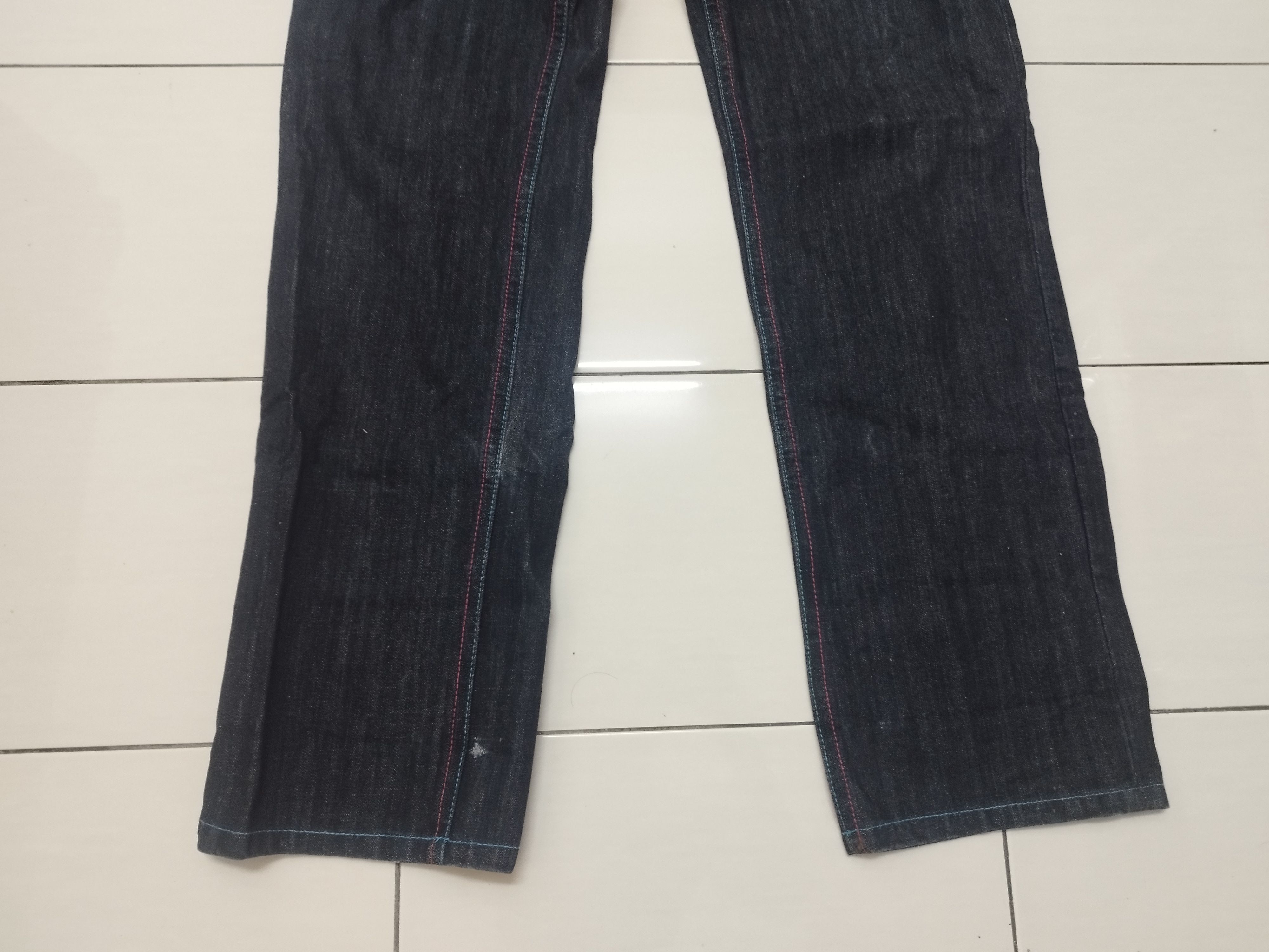 If Six Was Nine × Japanese Brand JAPANESE BRAND BIG LOGO EMBROIDERED JEANS Size US 32 / EU 48 - 5 Thumbnail