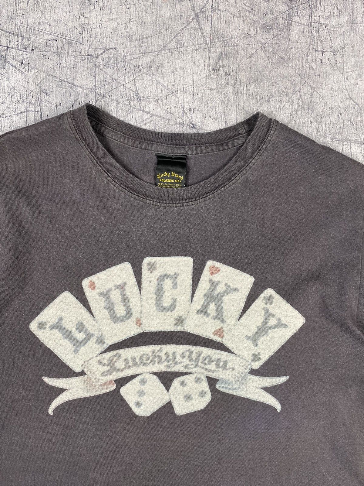 Lucky Brand Lucky Brand 13 Los Angeles Vegas Casino Poker Tee T Shirt Size US M / EU 48-50 / 2 - 5 Thumbnail