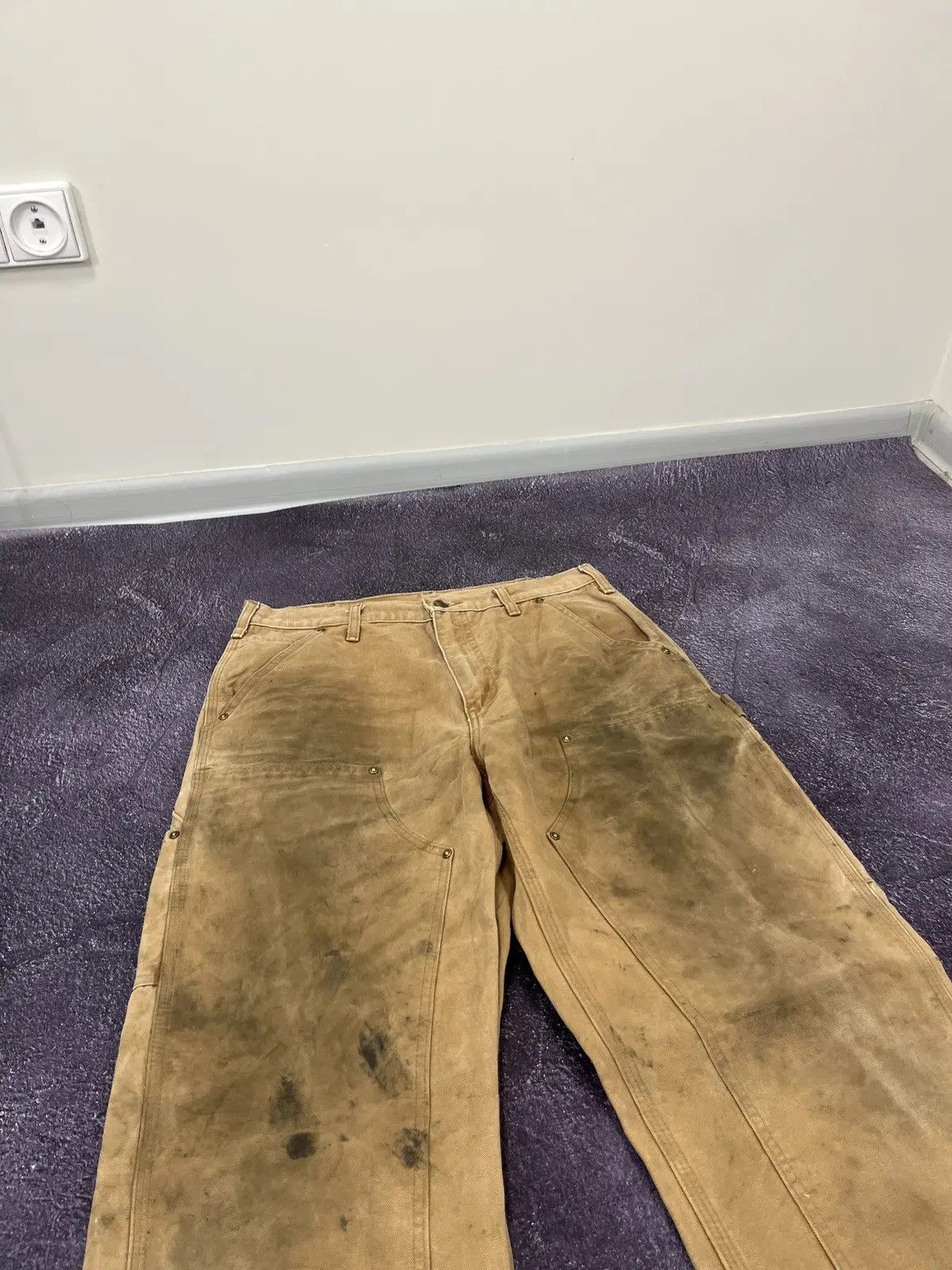 Carhartt Vintage 90s Carhartt Double Knee USA Work Hype Pants Jeans Size US 32 / EU 48 - 3 Thumbnail