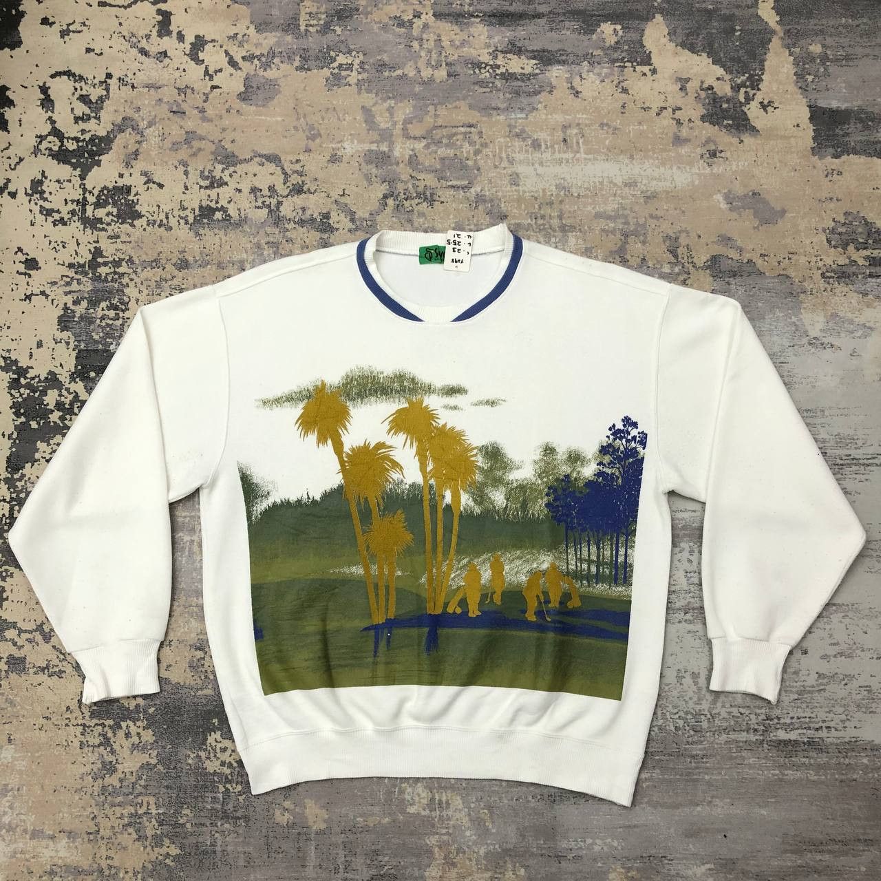 Designer × Japanese Brand Y298 VTG JAPAN ART GOLF SWEATSHIRTS Size US L / EU 52-54 / 3 - 2 Thumbnail