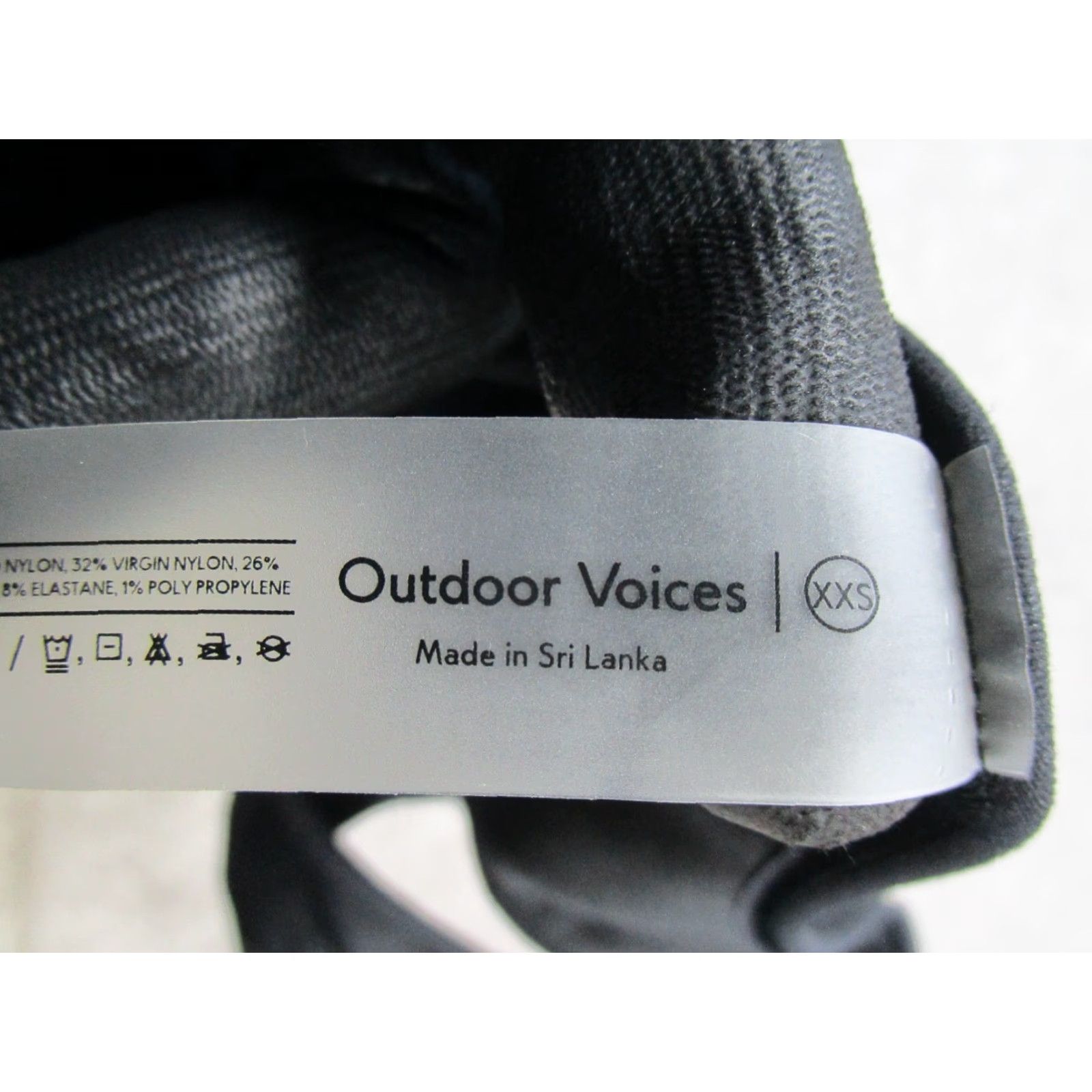 Outdoor Voices Outdoor Voices Top Womens Xxs Black Purple Ribbed New Size XXS / US 00 / IT 34 - 3 Thumbnail