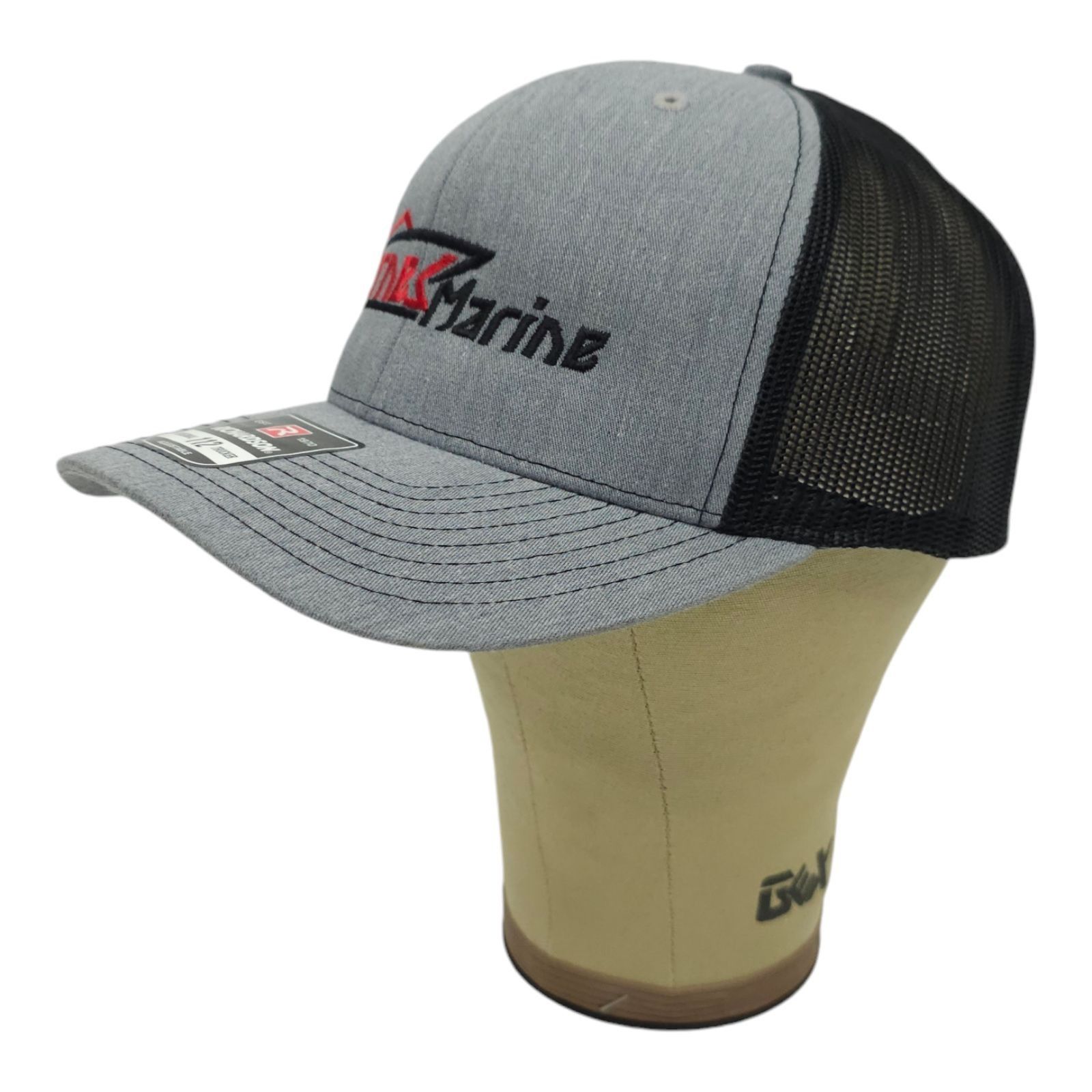 Richardson Barnes Marine Embroidered Logo Mesh Snapback Cap Trucker Hat Size ONE SIZE - 2 Thumbnail