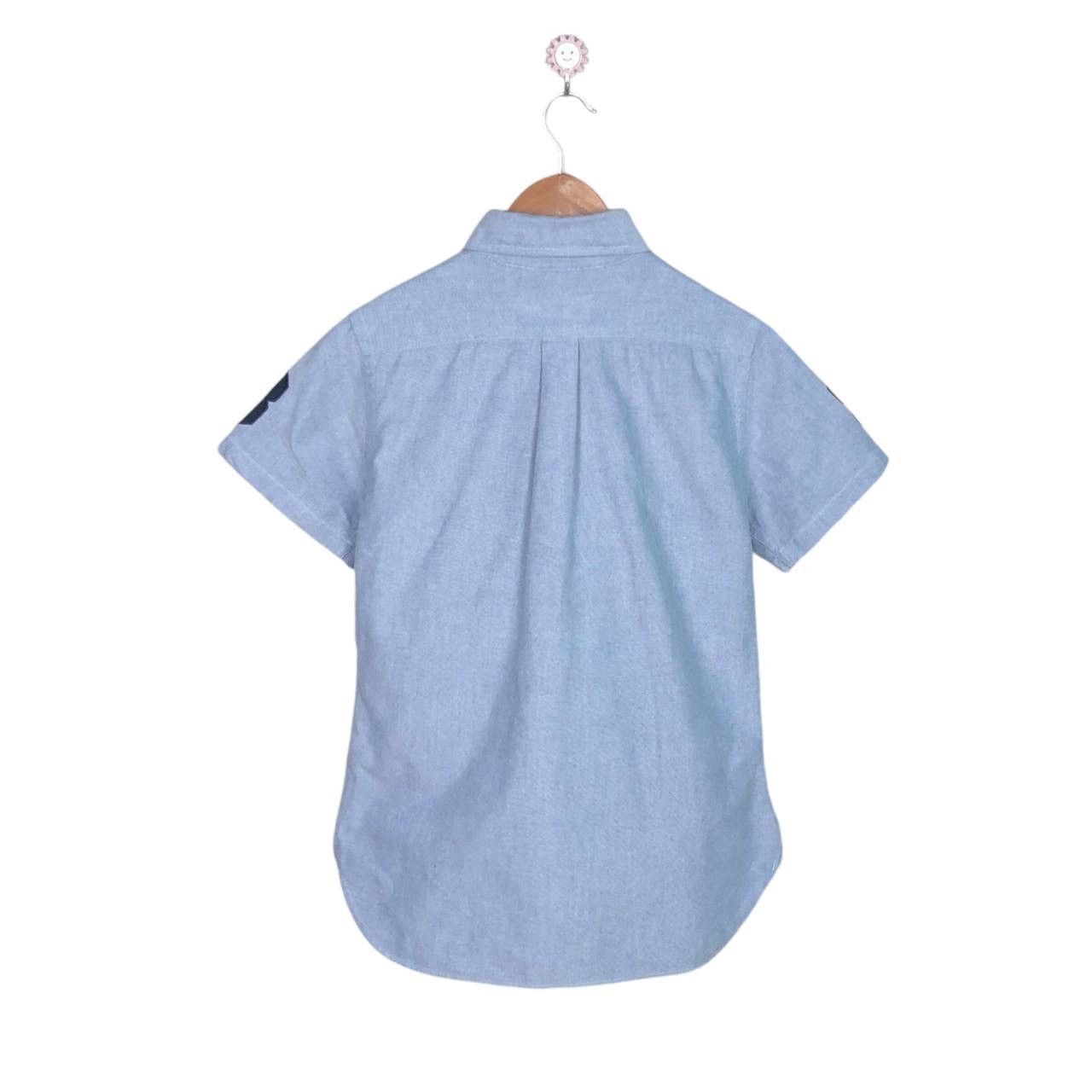Bape Vtg BAPE Ape Head Oxford SS Shirt Size S Blue #3 Sleeves Size S / US 4 / IT 40 - 2 Thumbnail