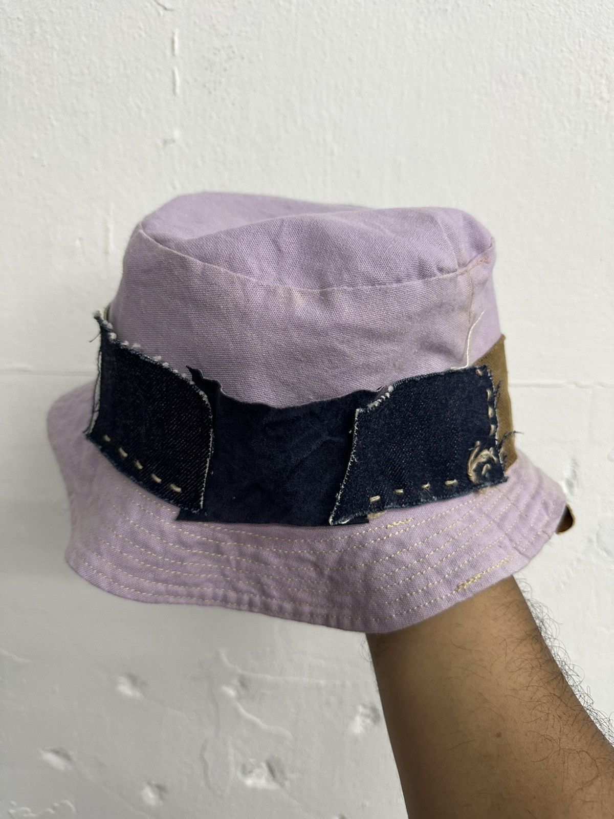Other Distress Style Like Kapital Bucket Hat Size ONE SIZE - 3 Thumbnail
